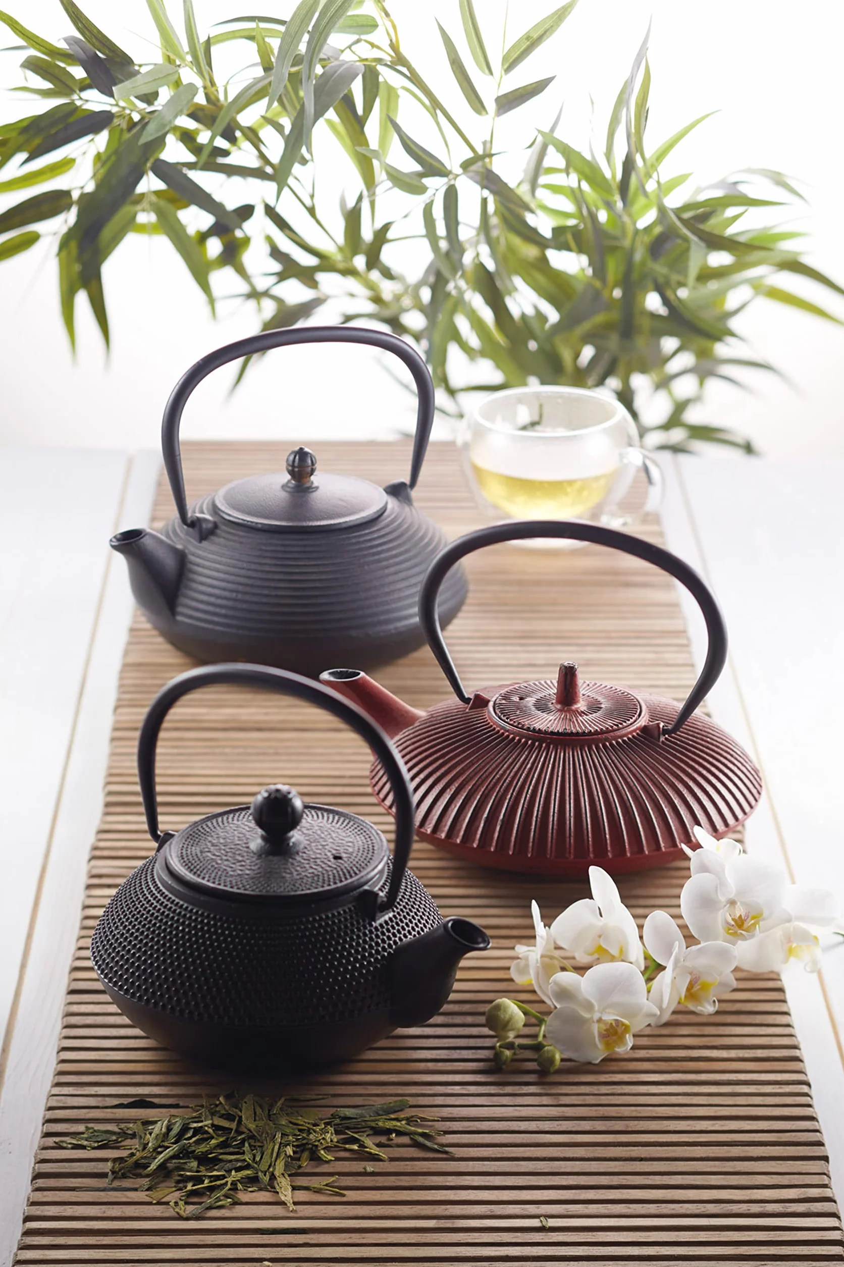 La Cafetière Tetera Japonesa de Hierro Fundido 6ml con Infusor, 3 Tazas (Negra)