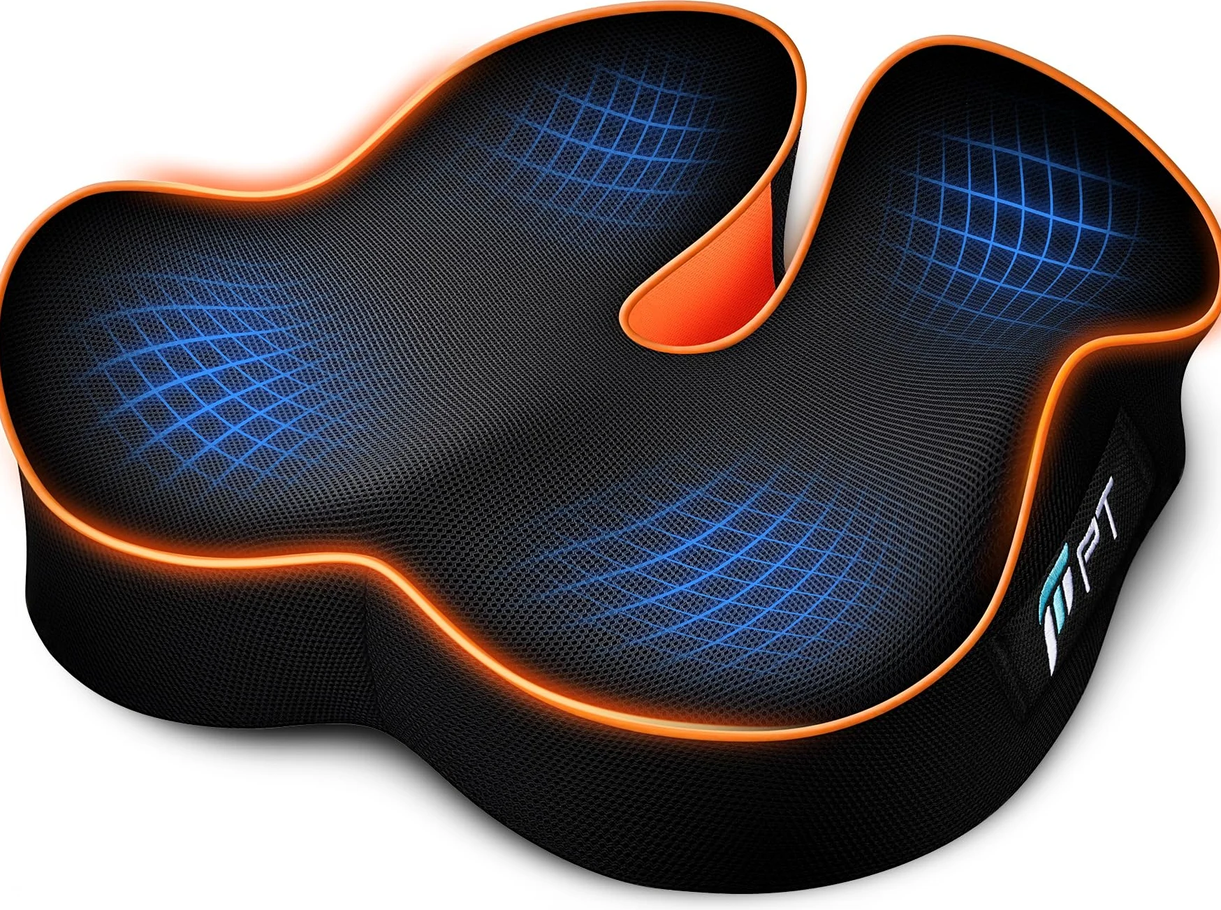 POOTACK Cojín Silla Oficina, Cojín para Silla de Espuma Viscoelástica, Cojín de Soporte Premium en Forma de U para Escritorio en Casa, Silla Gaming, Escritorio de Oficina