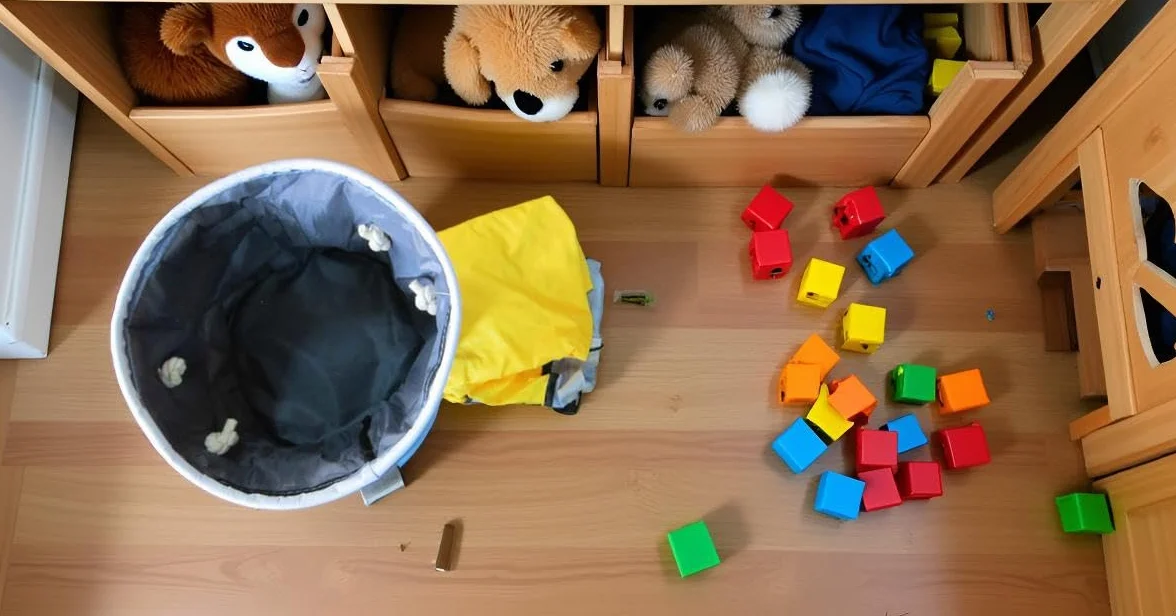 Baul juguetes infantil Cesta almacenamiento Bolsa playa Estera jugar bebe Alfombra juegos Organizador piezas pequeñas