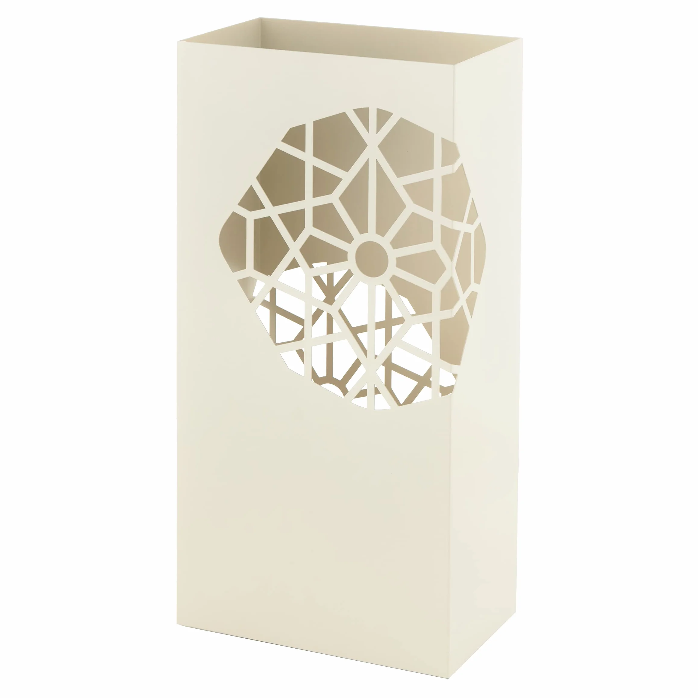 Baroni Home Paragüero Original Blanco 25x15x50 cm con Gancho y Bandeja de Goteo Extraíble