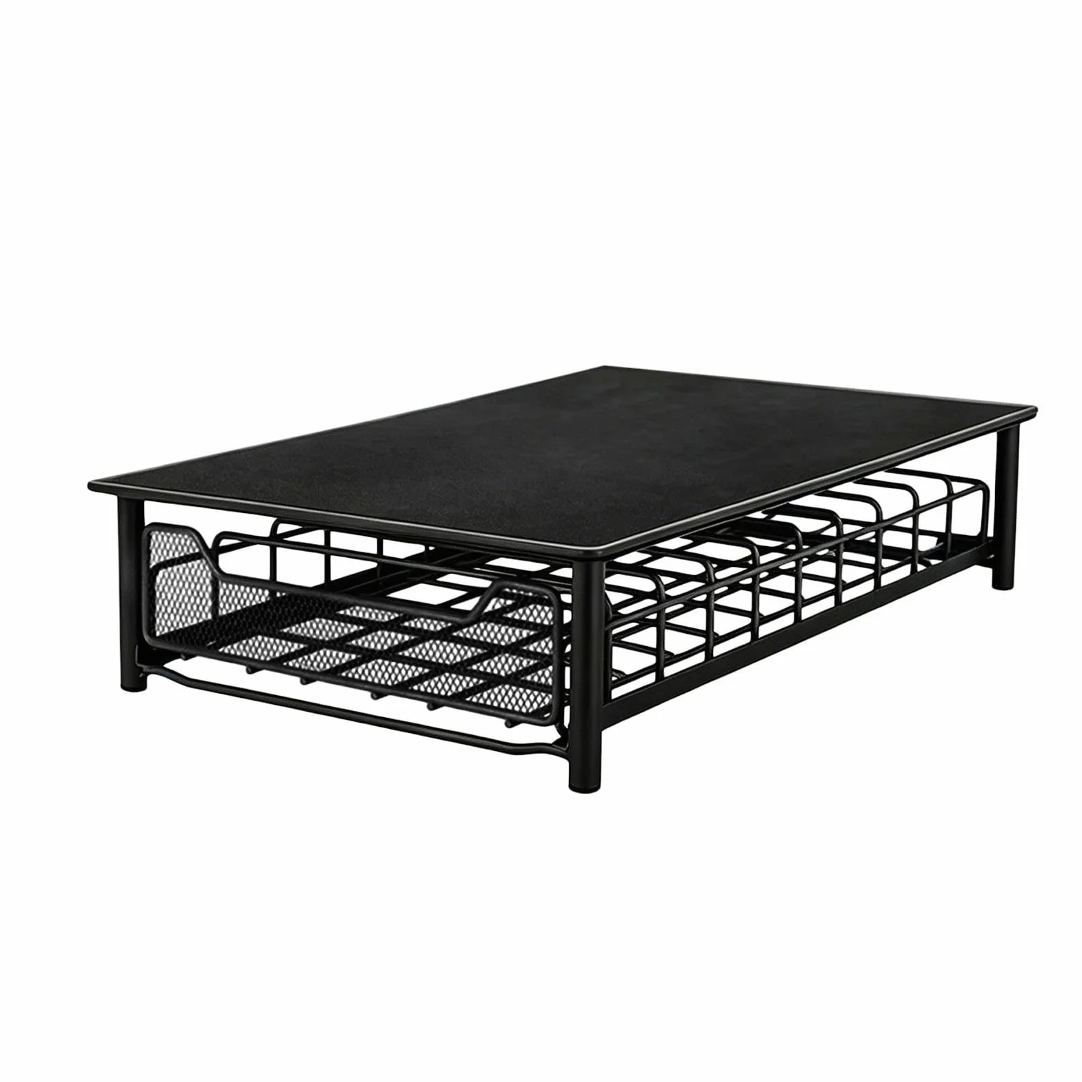 Cajón Almacenaje Cápsulas Café Capacidad para 60 Unidades, Estructura | Organizador para con Cajón Deslizable para Cocina, Salón, Apartamento, Tostadora,