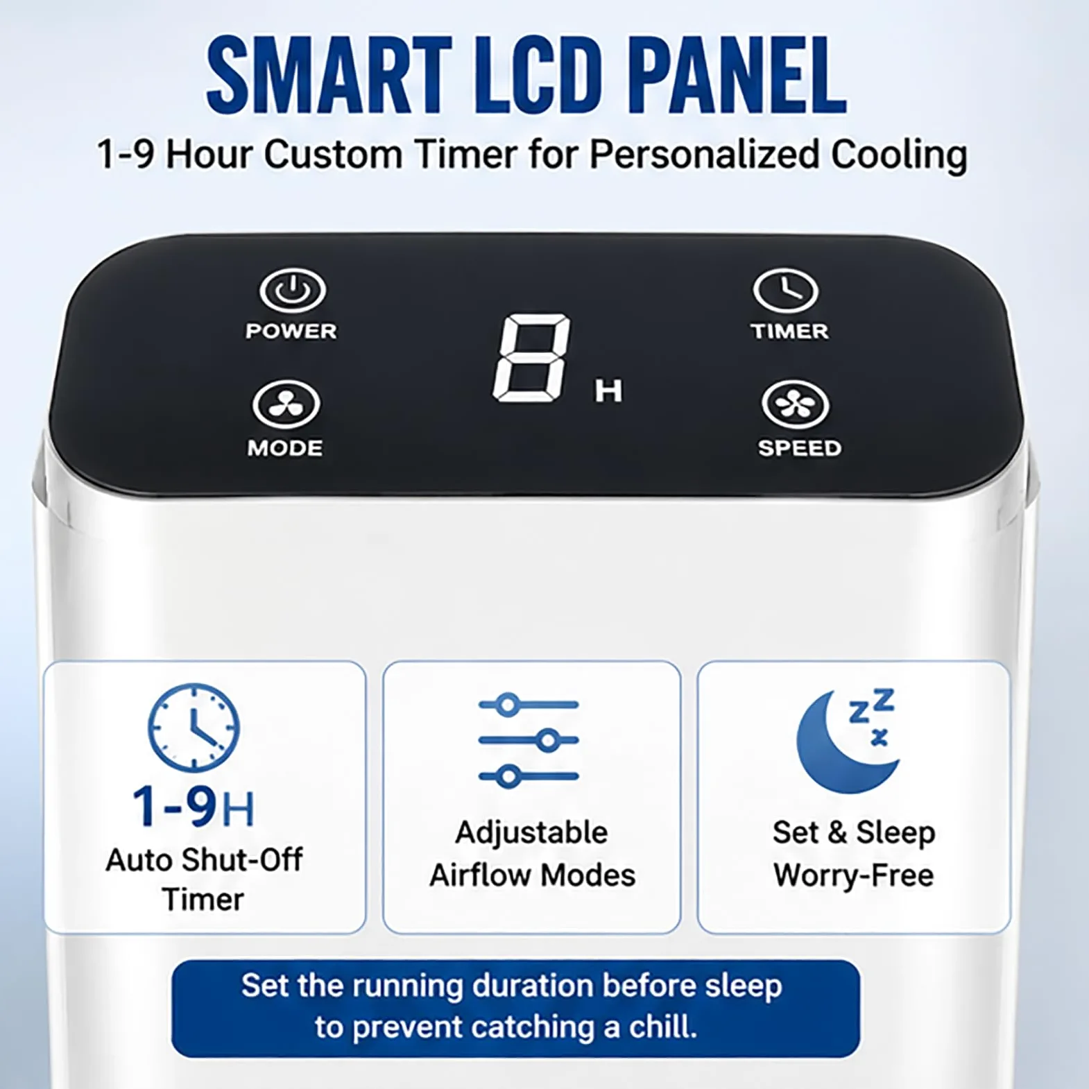 Sistema de enfriamiento de Ventilador de Cama con Temporizador LCD, Almohadilla de colchón de Agua para Debajo de Las sábanas, Aire Acondicionado, refrigerador hidráulico silencioso para W70cm*L160cm