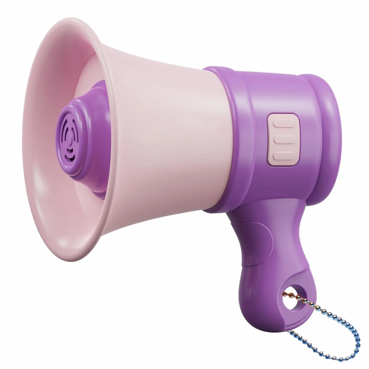 Llavero amplificador de grabación portátil con altavoz BAr237 Morado