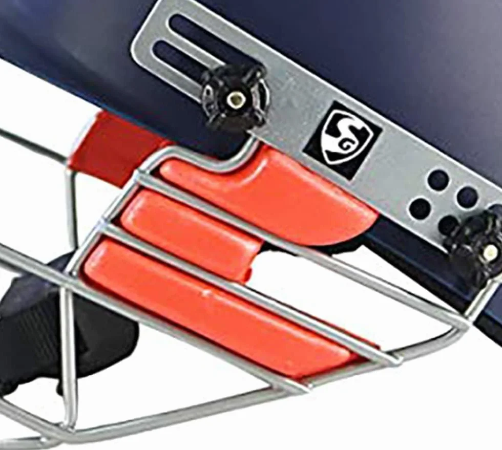 SG Cascos de Cricket Optipro, Medianos, Azul Marino