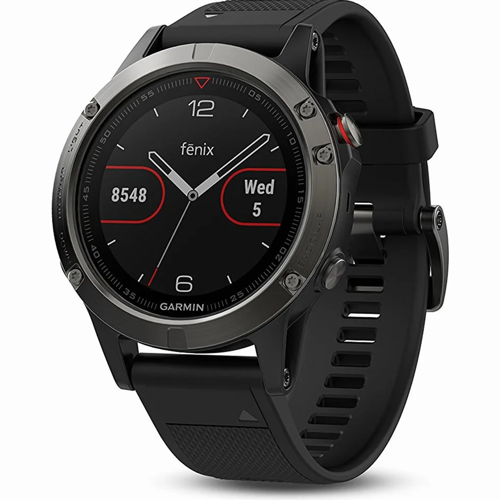 Garmin Fenix 5 Reloj Multideporte GPS Medidor Frecuencia Cardiaca 47 mm Gris Negro