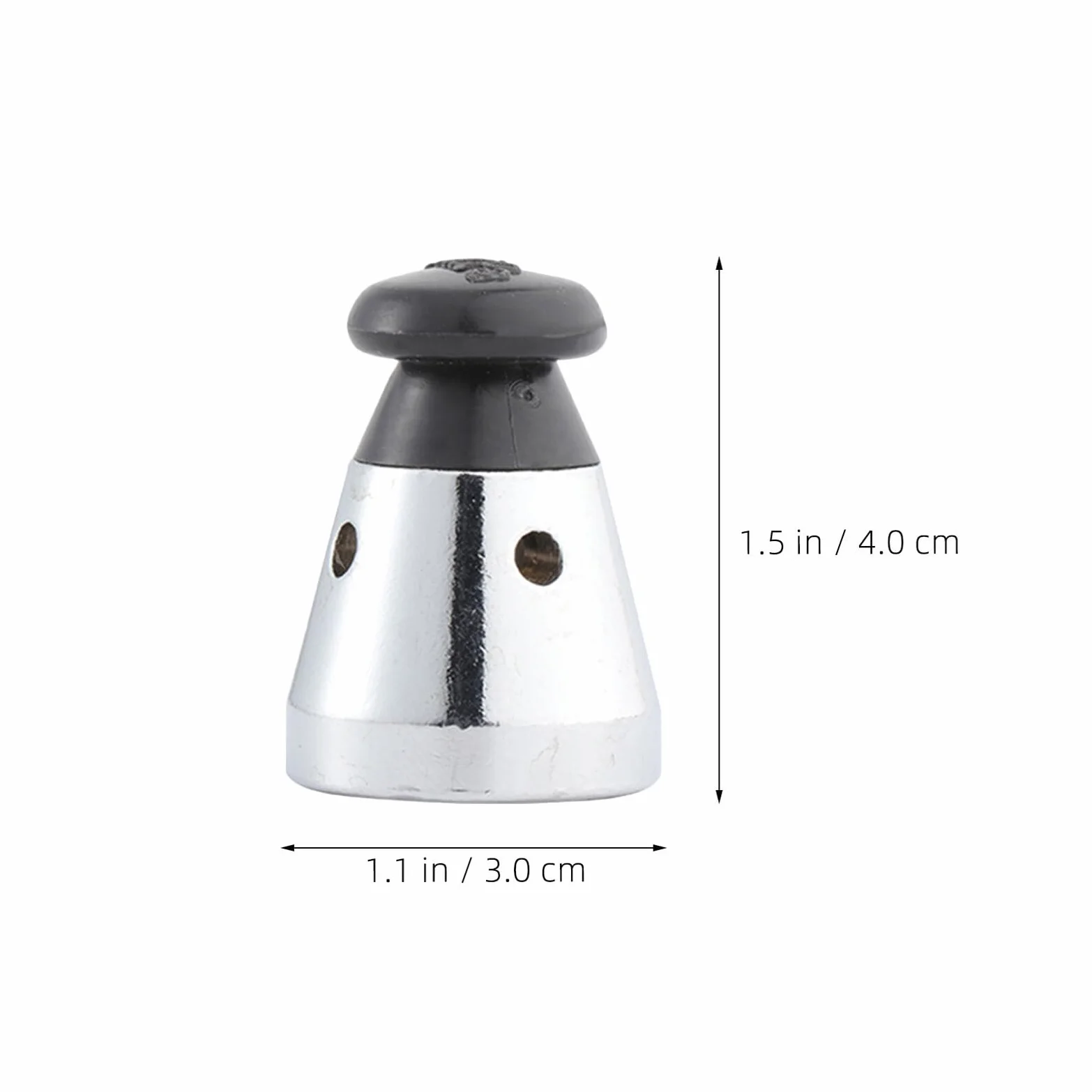 TOYANDONA Válvula de Ajuste de Presión, Acero Inoxidable, Negro, 10 Piezas, Accesorio de Seguridad Válvula de Ventilación y Alivio para Cocina Doméstica, Repuesto Compatible