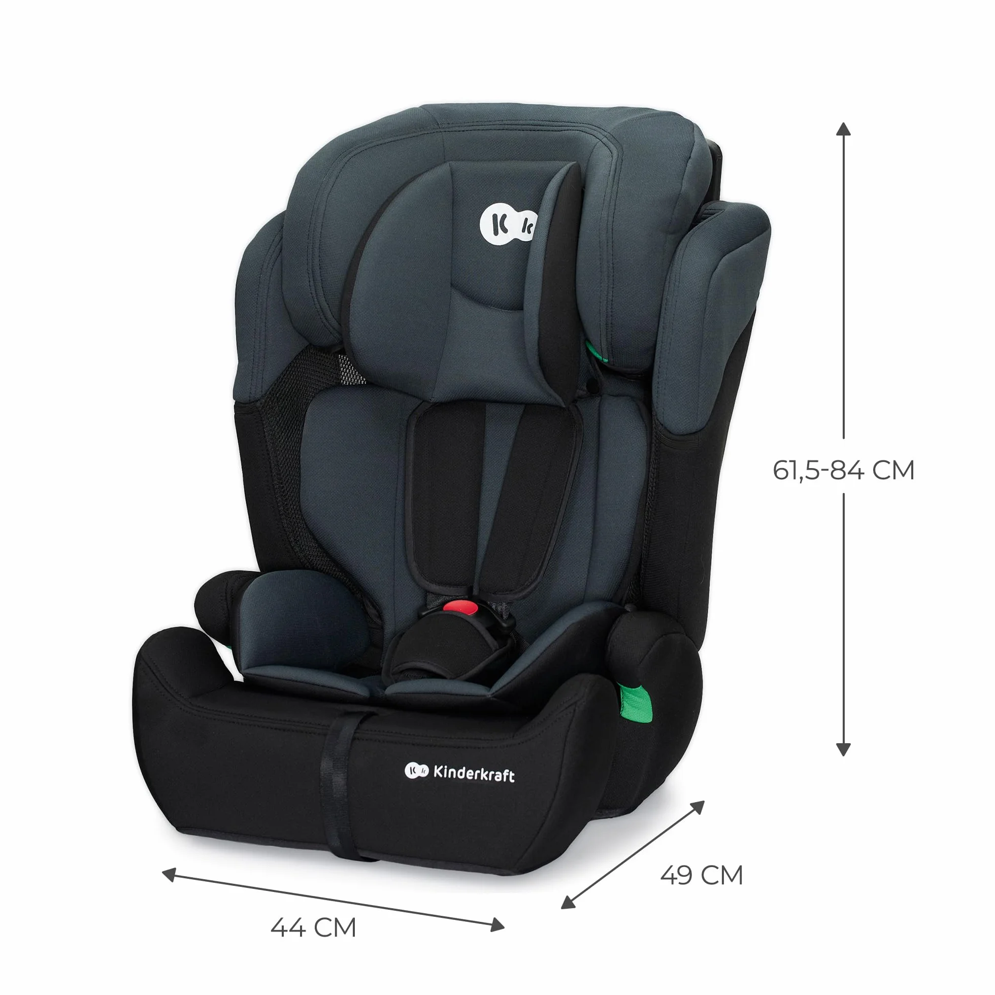 Kinderkraft COMFORT UP i-Size Silla coche bebé Grupo 1/2/3 9-36 kg Negro
