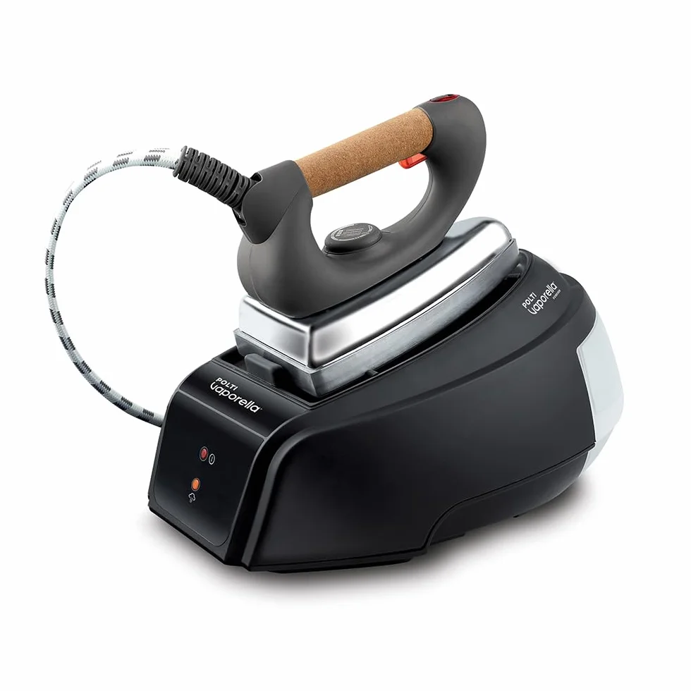 Polti Vaporella Forever 615 Pro, Plancha de Vapor con Caldera, Autonomía Ilimitada, 4 Bares de Presión, Potencia 2150 W, Depósito Extraíble 0,7 L, Calentamiento 3 Min., Negro