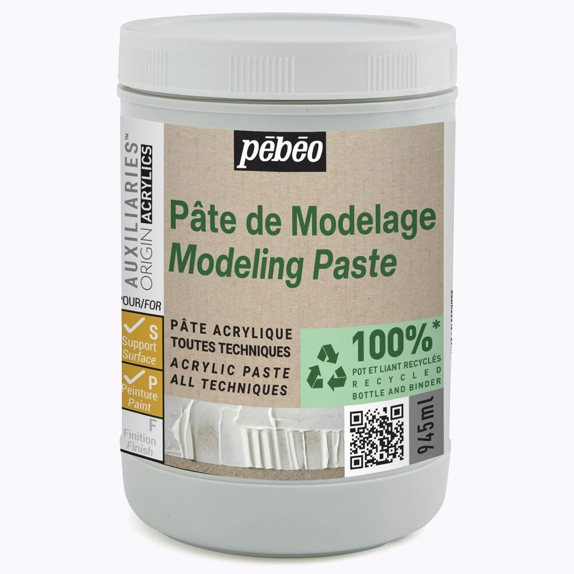 Pasta de modelado Pébéo Studio Green - 945 ml