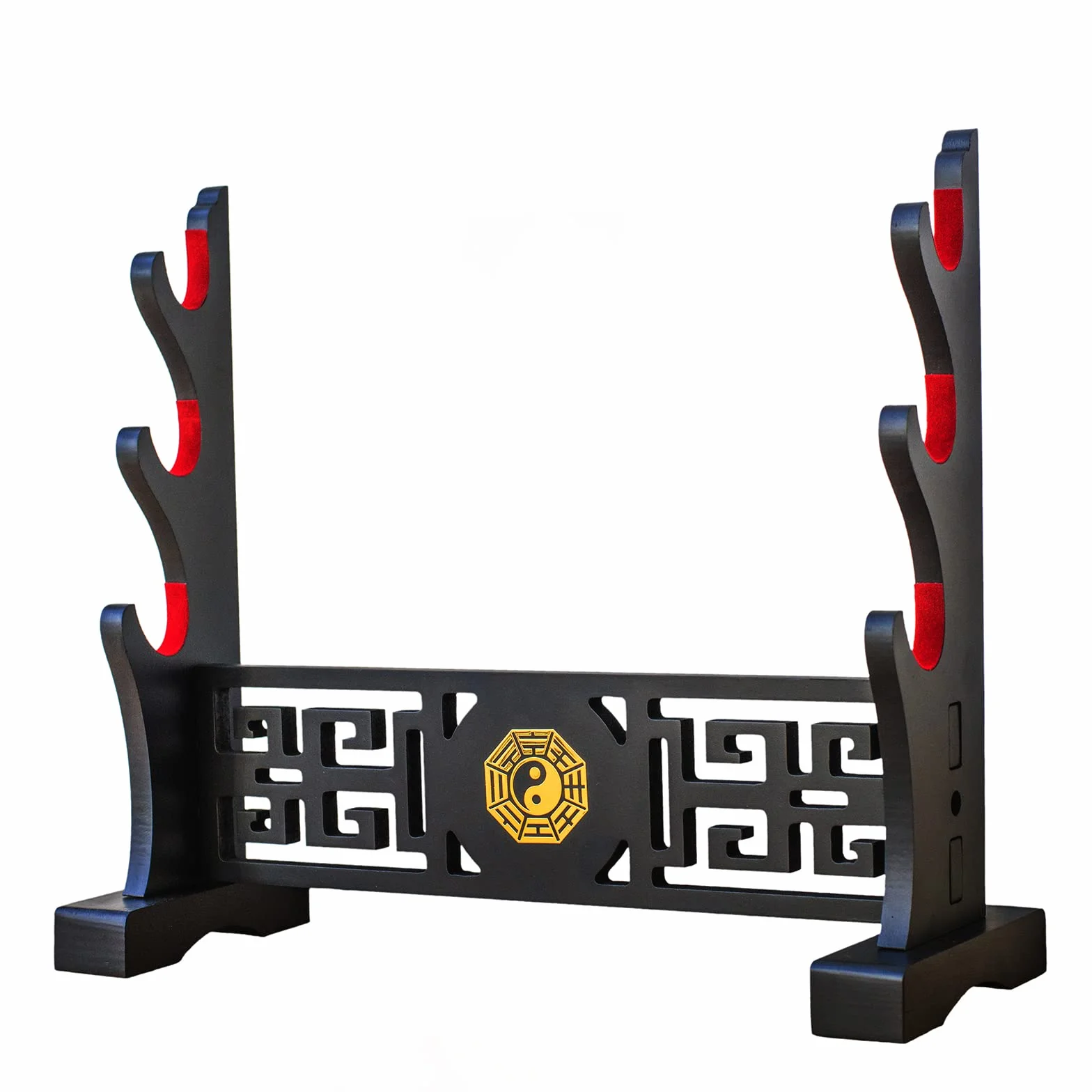 Soporte Katana Samurai Display Rack Acolchado Terciopelo Bagua-3
