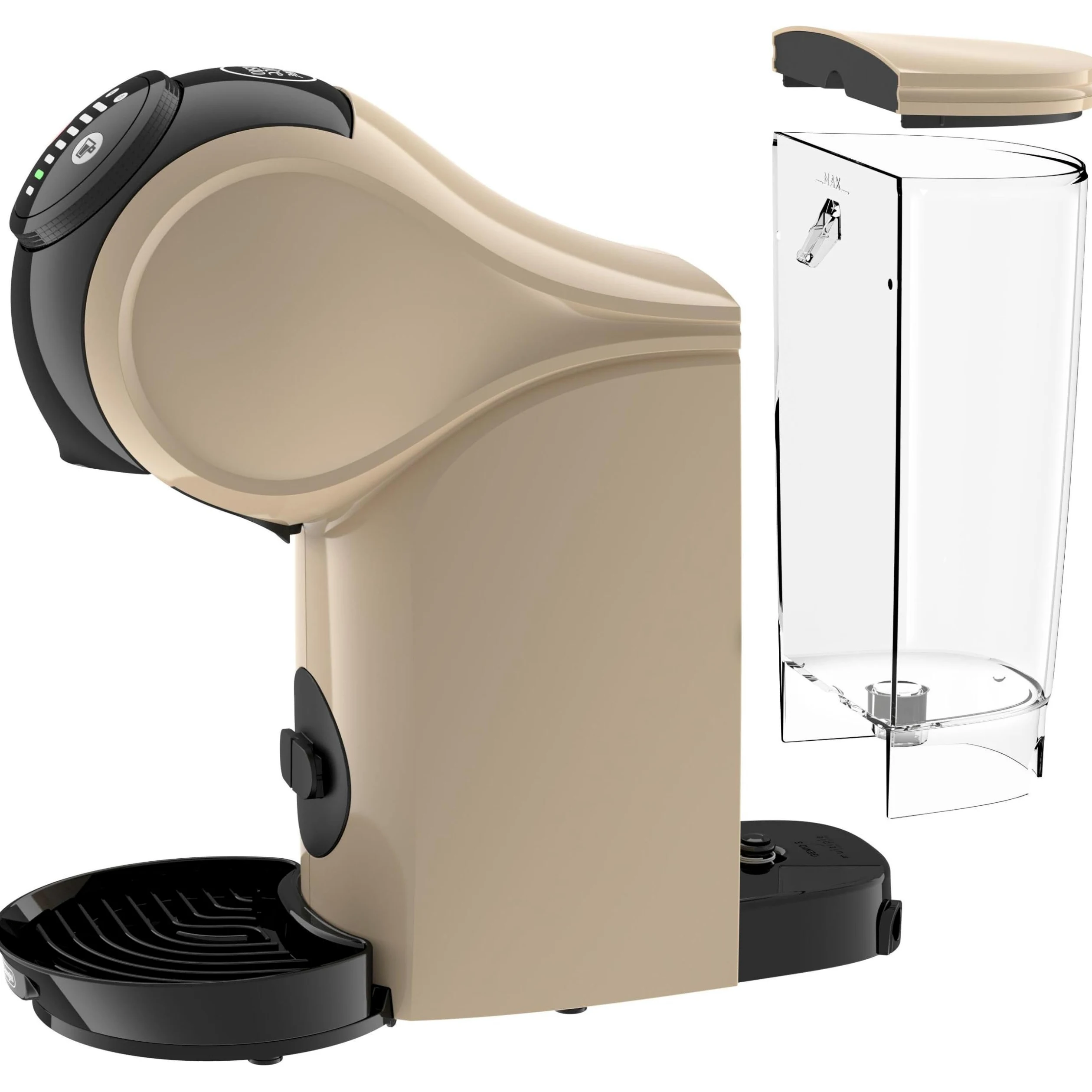 NESCAFÉ DOLCE GUSTO Cafetera automática Genio S Taupe by Delonghi