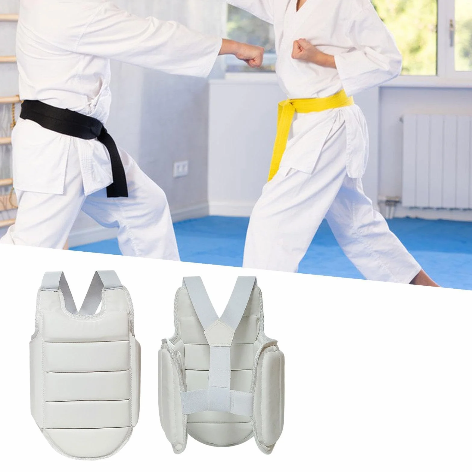 Protector de pecho de karate para competiciones de artes marciales