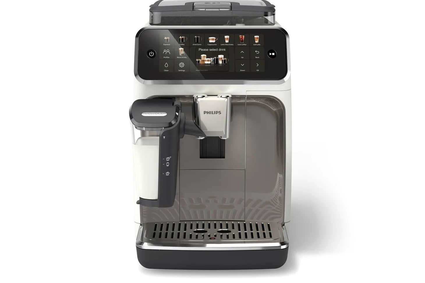 PHILIPS 5500 EP5545/70 - Máquina de café (1,8 L, 15 bar, color blanco)