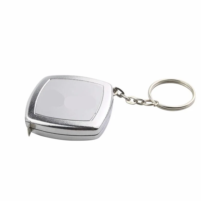 1 Unidad, 2 Metros, Cinta métrica pequeña, Llavero, Cinta métrica de Acero pequeña, Mini Bolsillo portátil, Compacto, Mini Cinta métrica