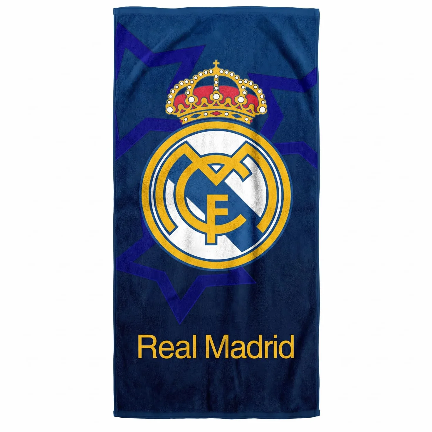 SaoTi Toalla Baño Grande Algodón 320g 75x150 cm - Toallas Ducha Ultra Absorbentes Gimnasio - Toallas Playa Fútbol Equipo Merengue Secado Rápido Adulto