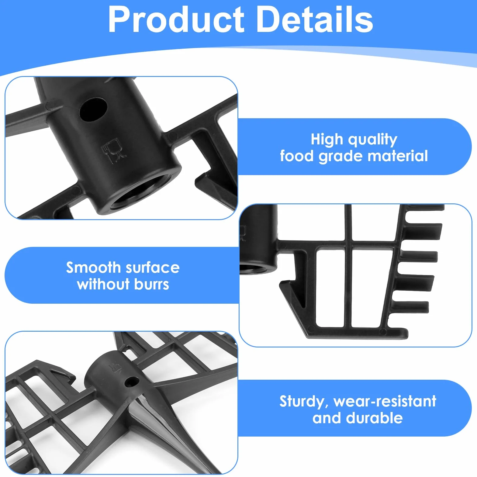 Batidor de mariposa para señor Cocina Connect, Smart, Edición Plus, compatible con Silvercrest Lidl, accesorio de cocina ideal para crema, espuma, claras de huevos, accesorio de cocina