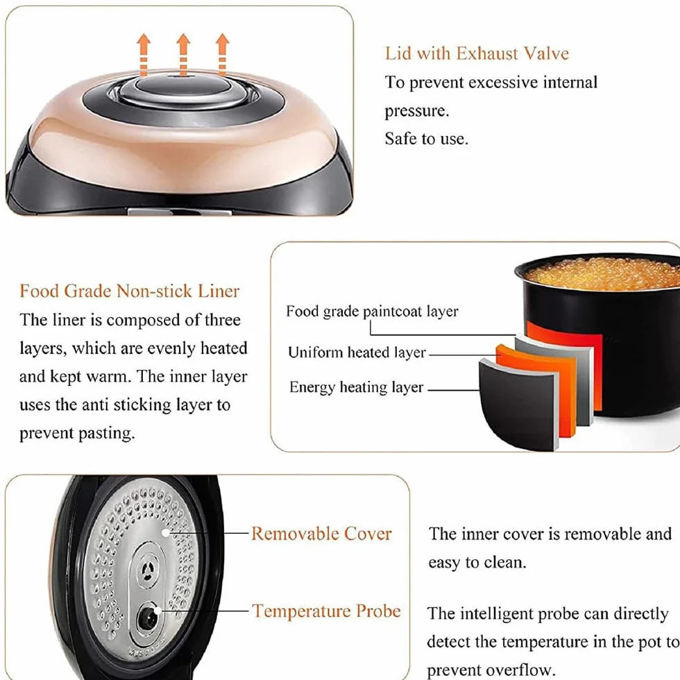 Olla de Perlas Comercial Totalmente automática de 900 W, Olla de Perlas automática con Gran Capacidad, Cocina de Bolas de Taro de Tapioca con Pantalla táctil para Perlas, pudines, Taro, Simi