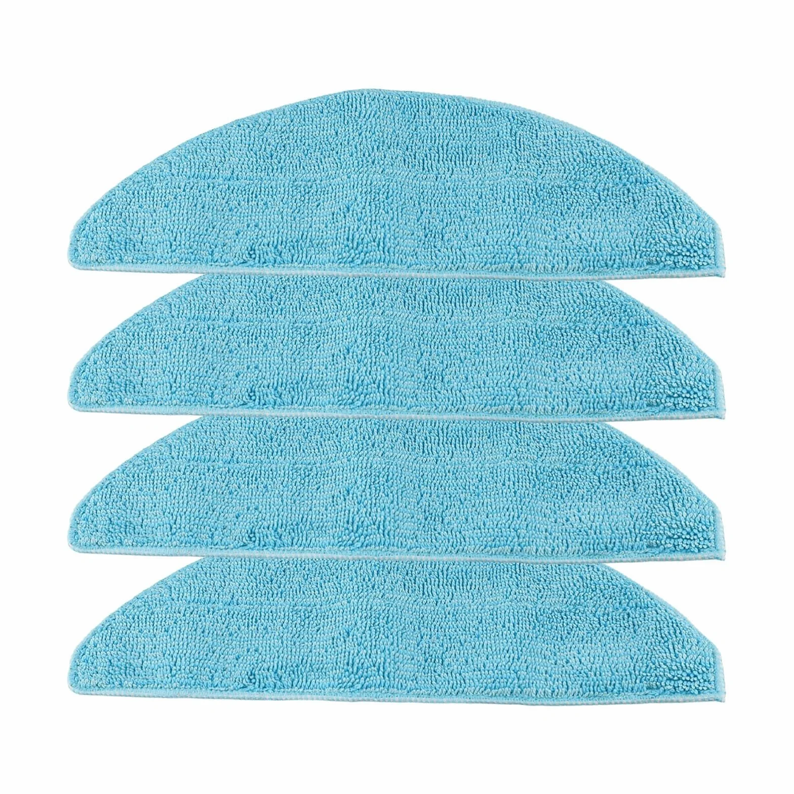 Mopa de trapo para almohadillas para Conga 8090 para aspiradora robot ULTRA / 9090 AI, paquete de 4/10 y paño reutilizable para reemplazo de almohadillas (paquete de 4)