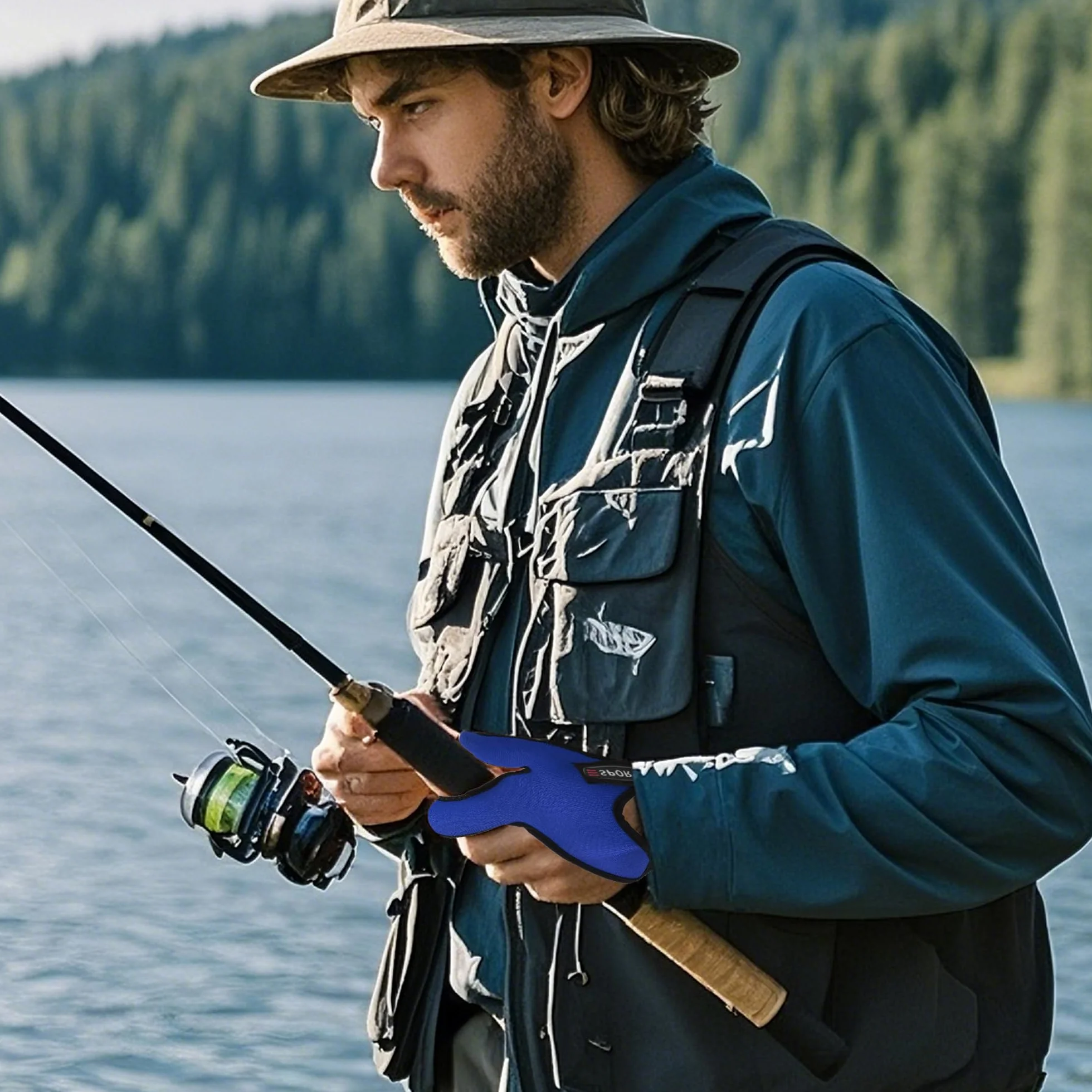 LA HAUTE Guantes de pesca protección dedos Accesorios pesca Casting