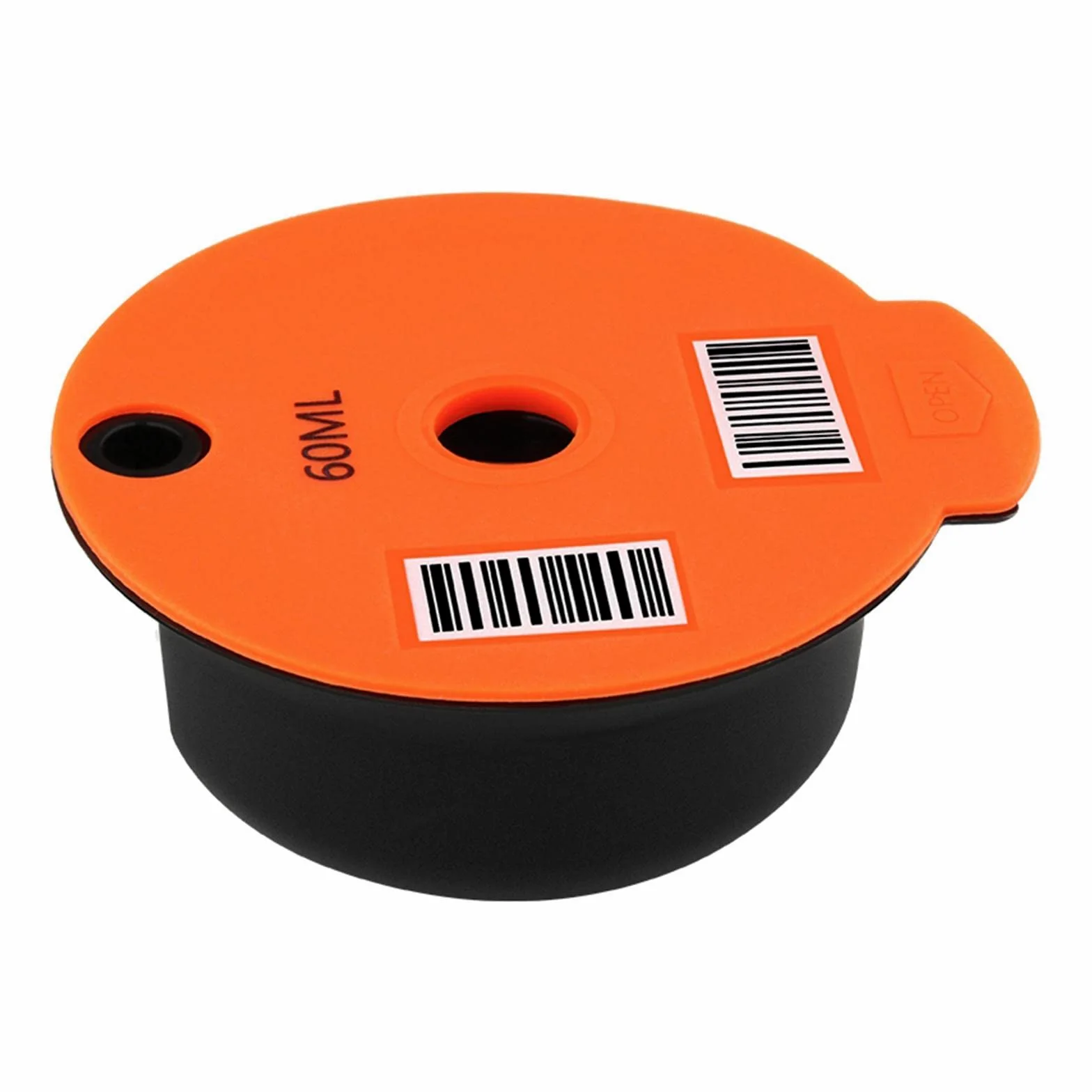 Café de Plástico Reutilizable para Rejilla de Acero Inoxidable, 60ml, 68x74x30mm