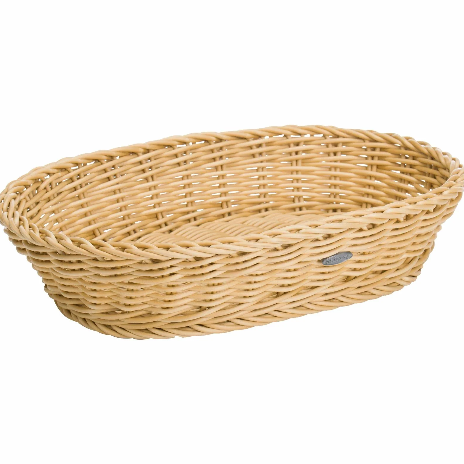 Westmark Cesta multiusos, Apto para hostelería, Oval, aprox 32 x 23 x 7 cm, Fibra sintética, Edición Saleen, Beige claro, 02010730101
