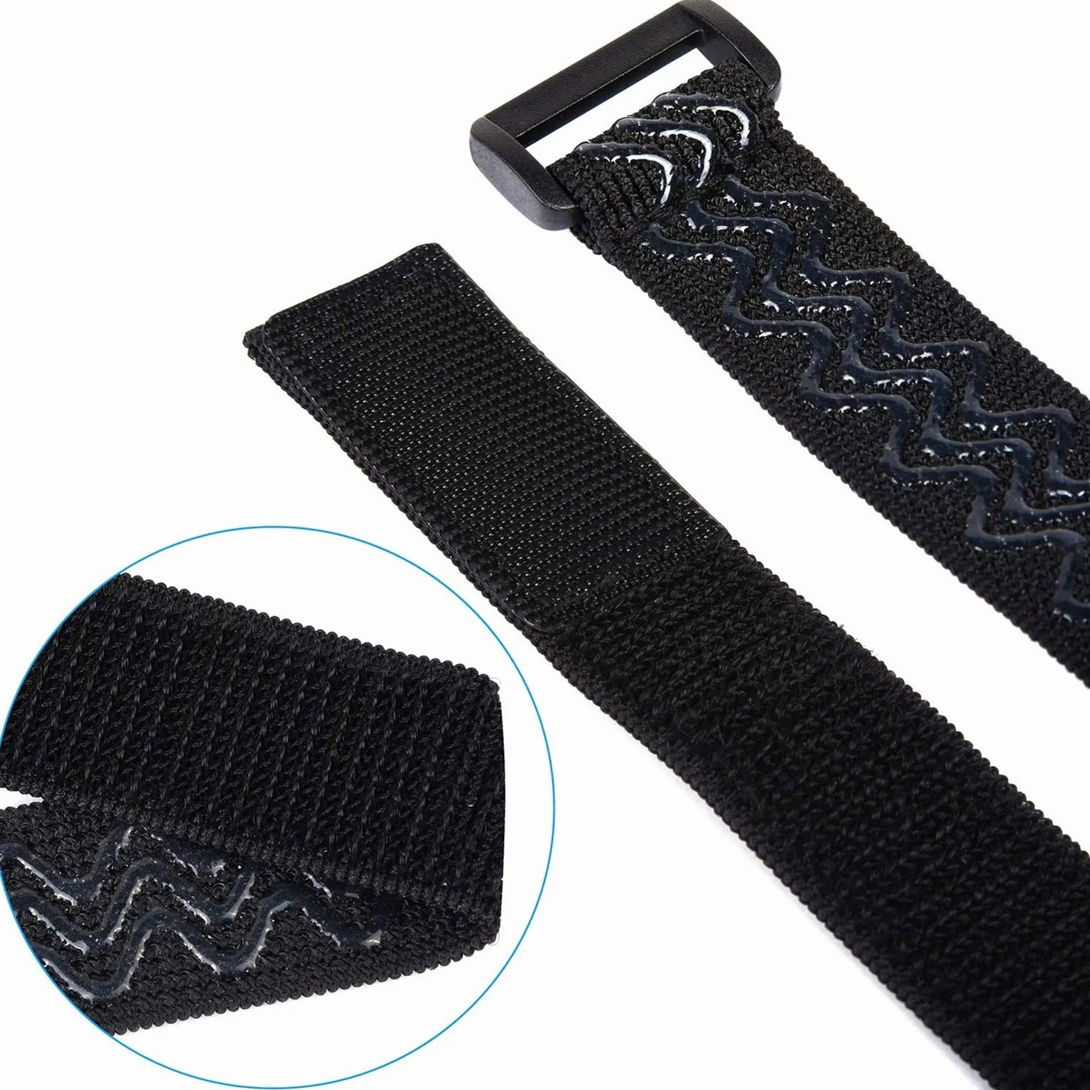 Correas de Botas Largas Fijas Antideslizantes con Cinta Adhesiva Gancho Ajustable Prevención de Caídas