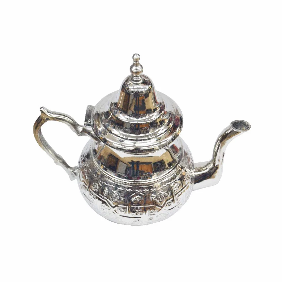 Tetera marroquí tradicional artesanal para dos vasos Ideal para disfrutar de tus infusiones todos los días.