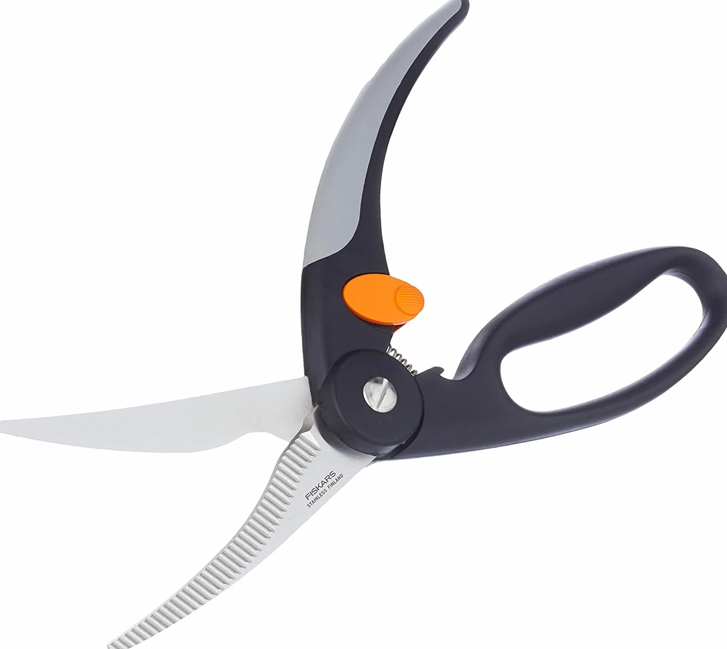Fiskars Tijeras para aves, Longitud total: 25 cm, Acero de calidad/Plástico, Functional Form, 1003033