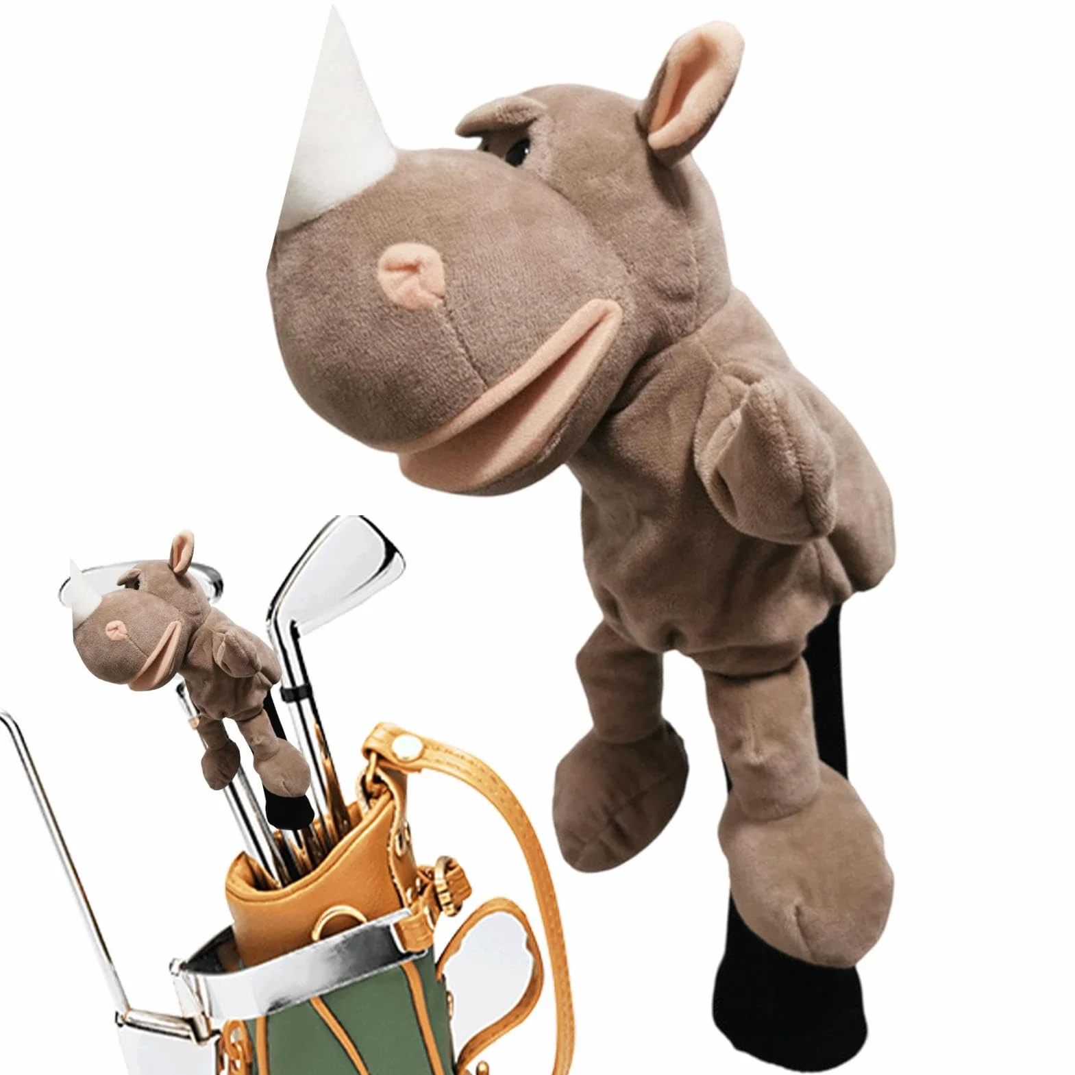 Cubiertas para Club de Golf de Felpa Animales Fundas de Conductor Divertido Escudo Protección