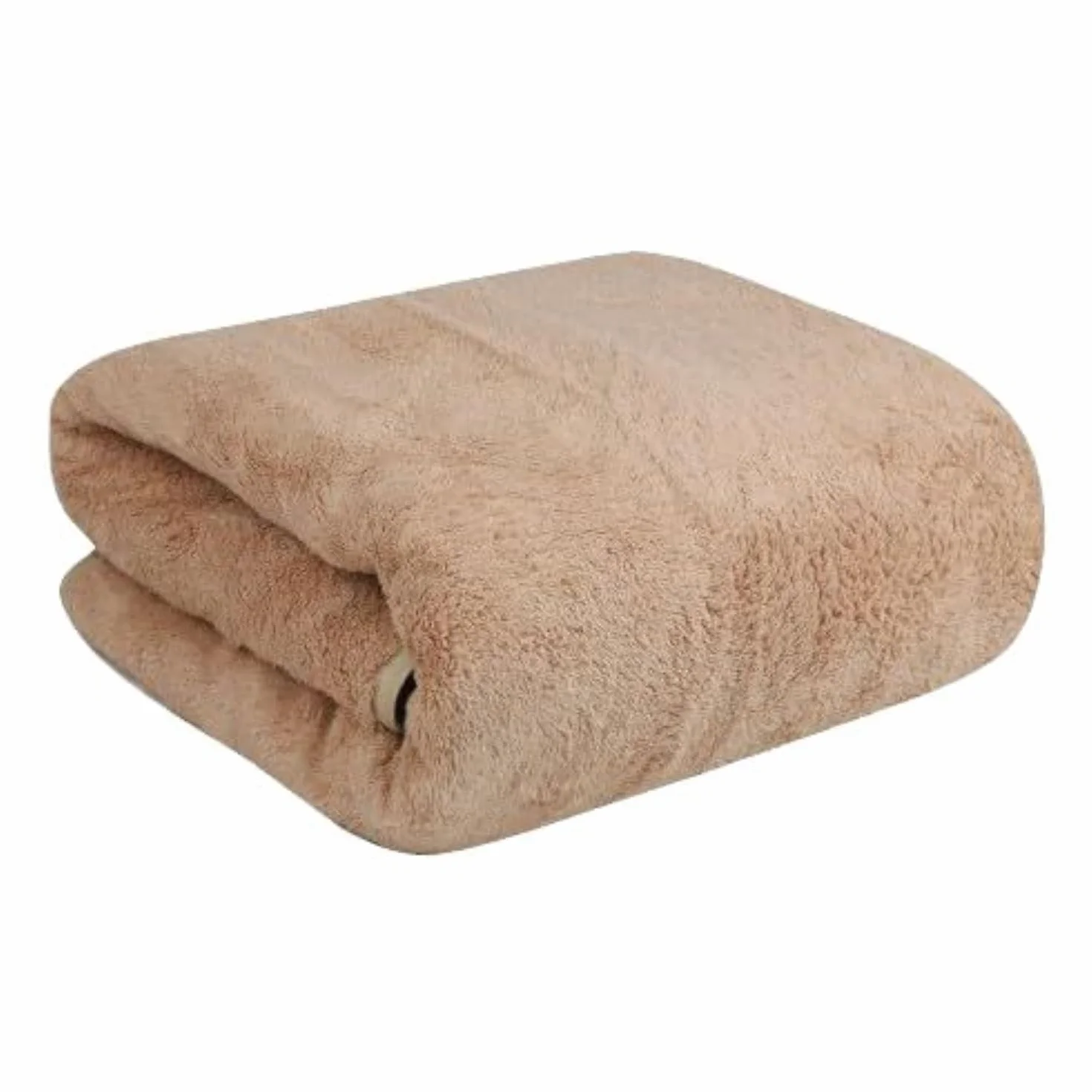 Fezora Toallas de baño de microfibra de 500 g/m² | (70 x 140) felpa extrasuave y secado rápido altamente absorbente con toallas de baño grandes - 1 unidad (beige)