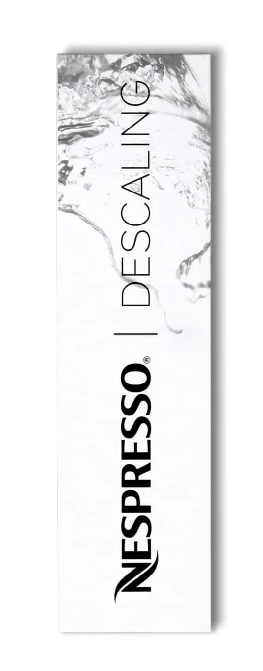 Nespresso Krups Essenza Mini XN1108 con juego descalcificador Descaling 2 x 100 ml, cafetera De'Longhi, sistema de cápsulas originales, depósito de agua 0,6 l, negro