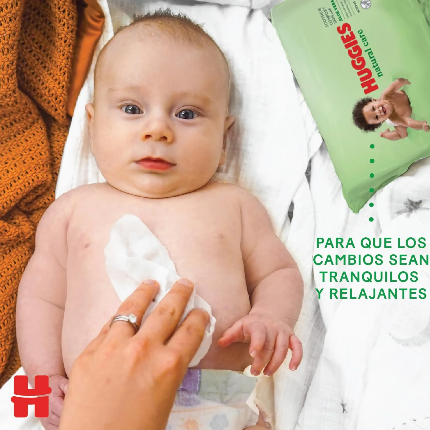 Huggies Natural Care Toallitas para Bebé Aloe Vera 10 Packs 560 Toallitas