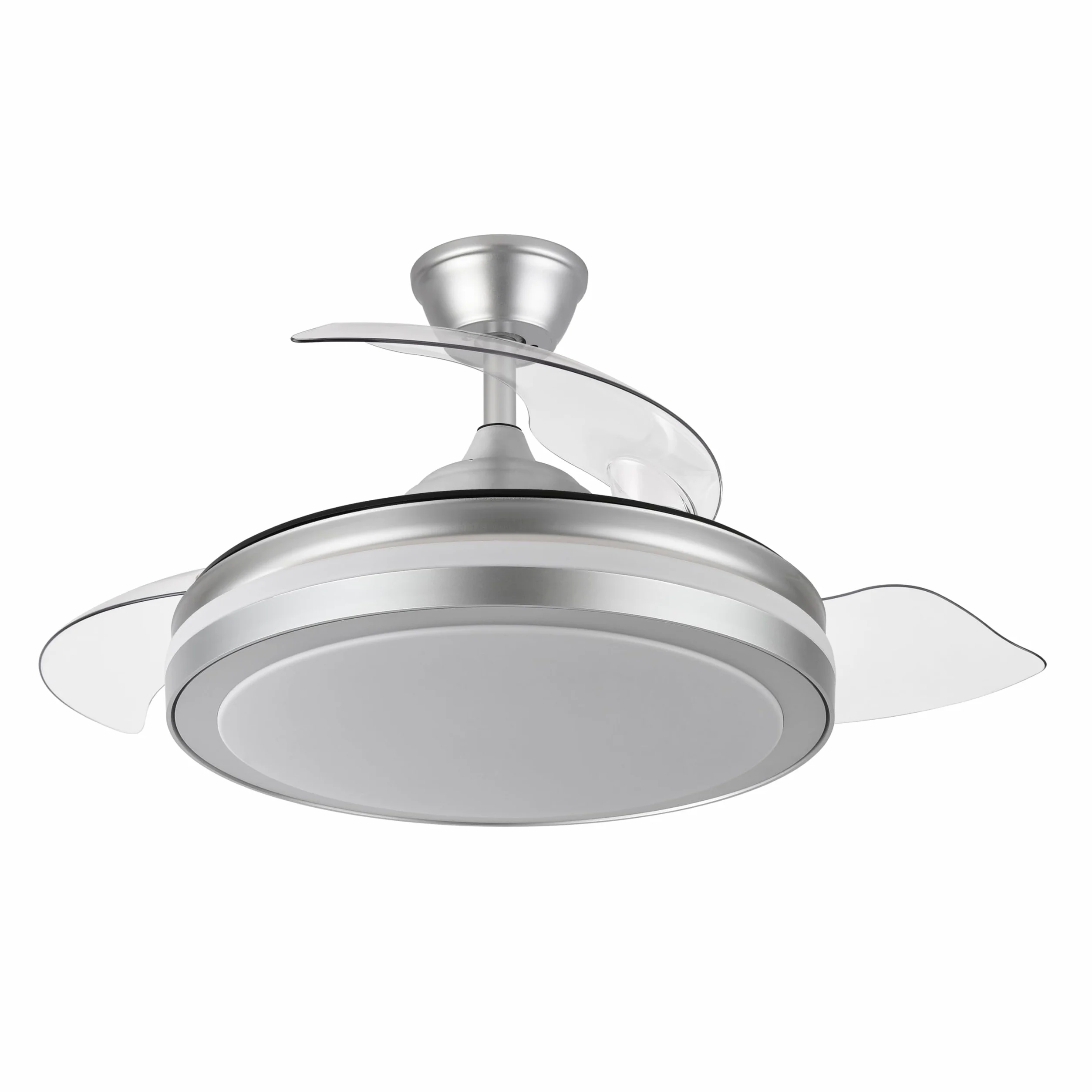 FABRILAMP VENTILADOR DC ESPARTA 72W 6120LM PLATA 3 ASPAS