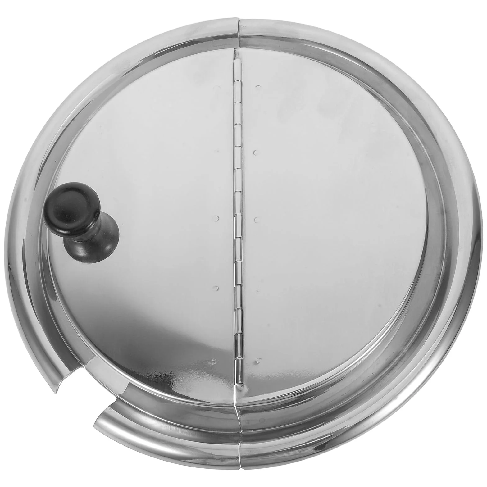 Tapa de Sartén de Acero Inoxidable Asa, Diseño Profundo y Grueso, para Ollas y Sartenes, Adecuado para Freír y Cocinar al Vapor, Diámetro 25cm