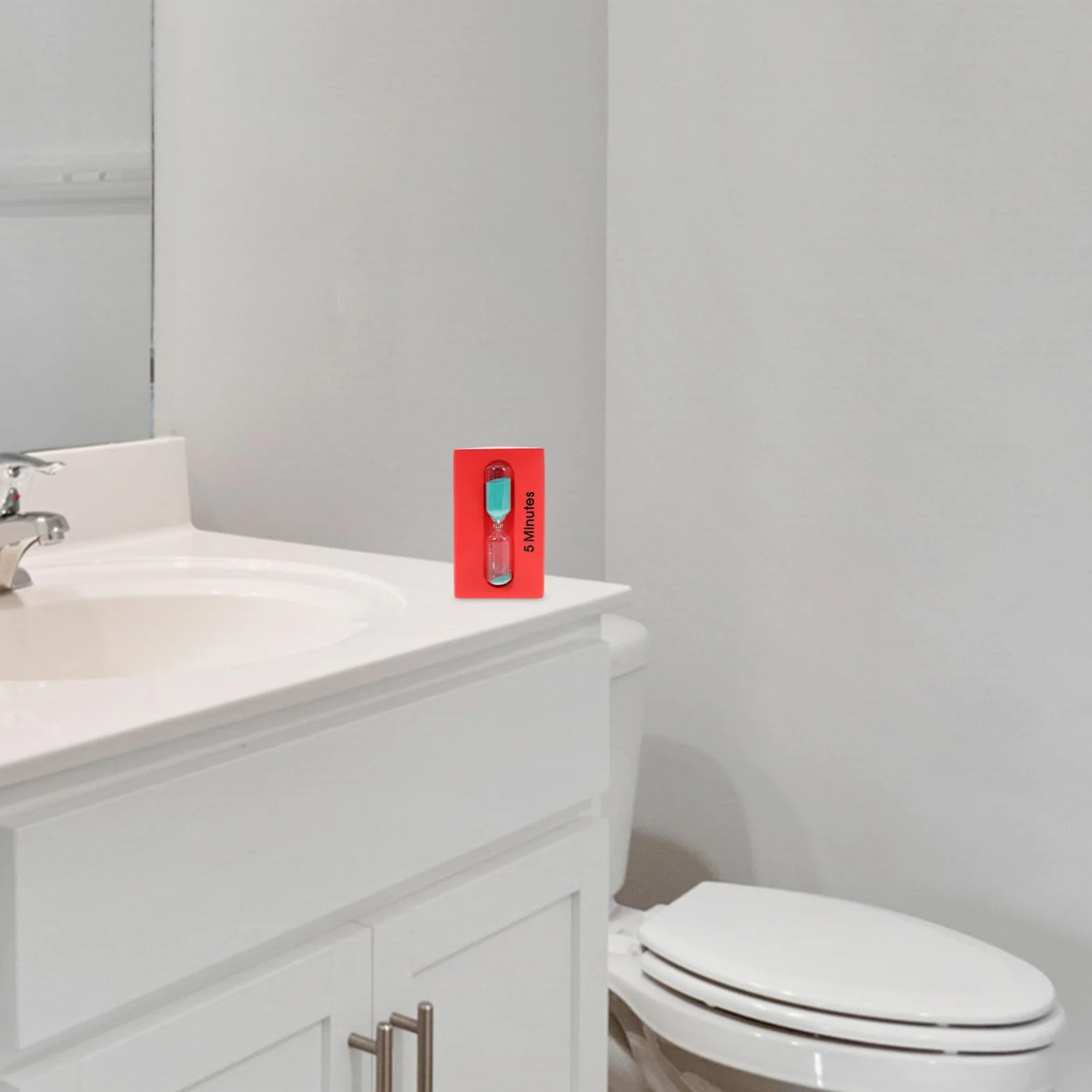 Temporizador de Arena Diseño Multipropósito Material de Madera y Vidrio 3/5/7 Minutos para Baño para Estimular los Sentidos en Niños