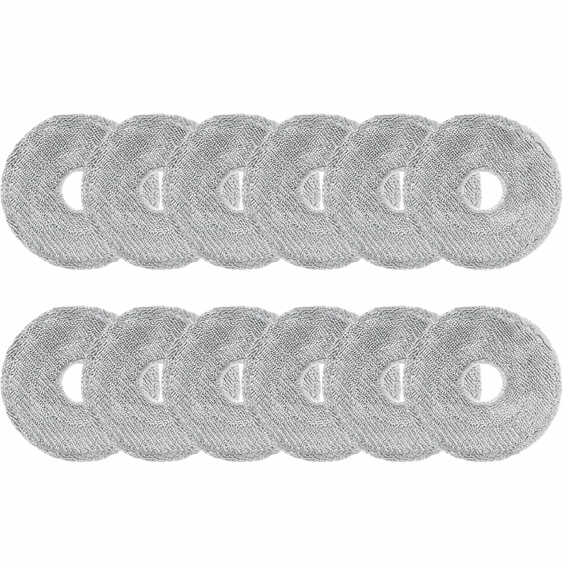 12 Piezas Toallitas de Microfibra Compatibles con Robot Aspirador para Dreame X50 X40 L20 Ultra Complete L50 L40 L10 L10s Pro Ultra X20, Almohadillas Reutilizables Lavables Accesorios