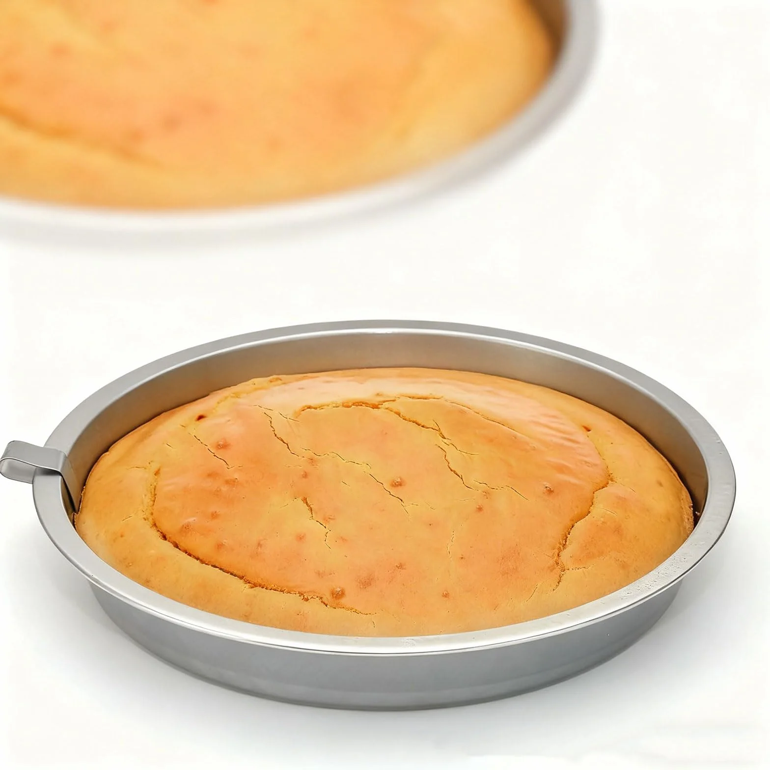 Molde redondo profesional para hornear pasteles con palancas de liberación fácil de 360 grados, antiadherente, molde desmontable duradero