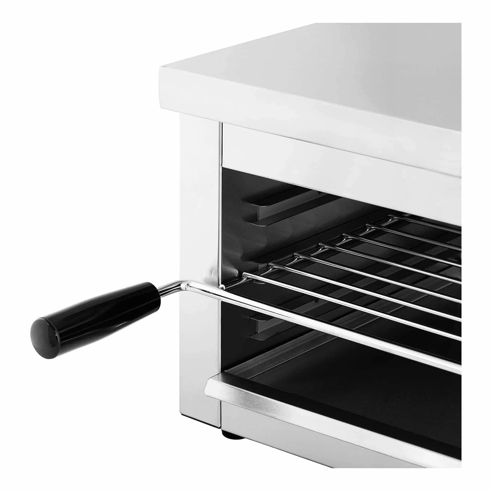 Royal Catering Horno Salamandra para Hostelería Tostador RCPES-280 (Potencia: 2.500 W, Temperatura: 50-300 °C, Acero inoxidable)