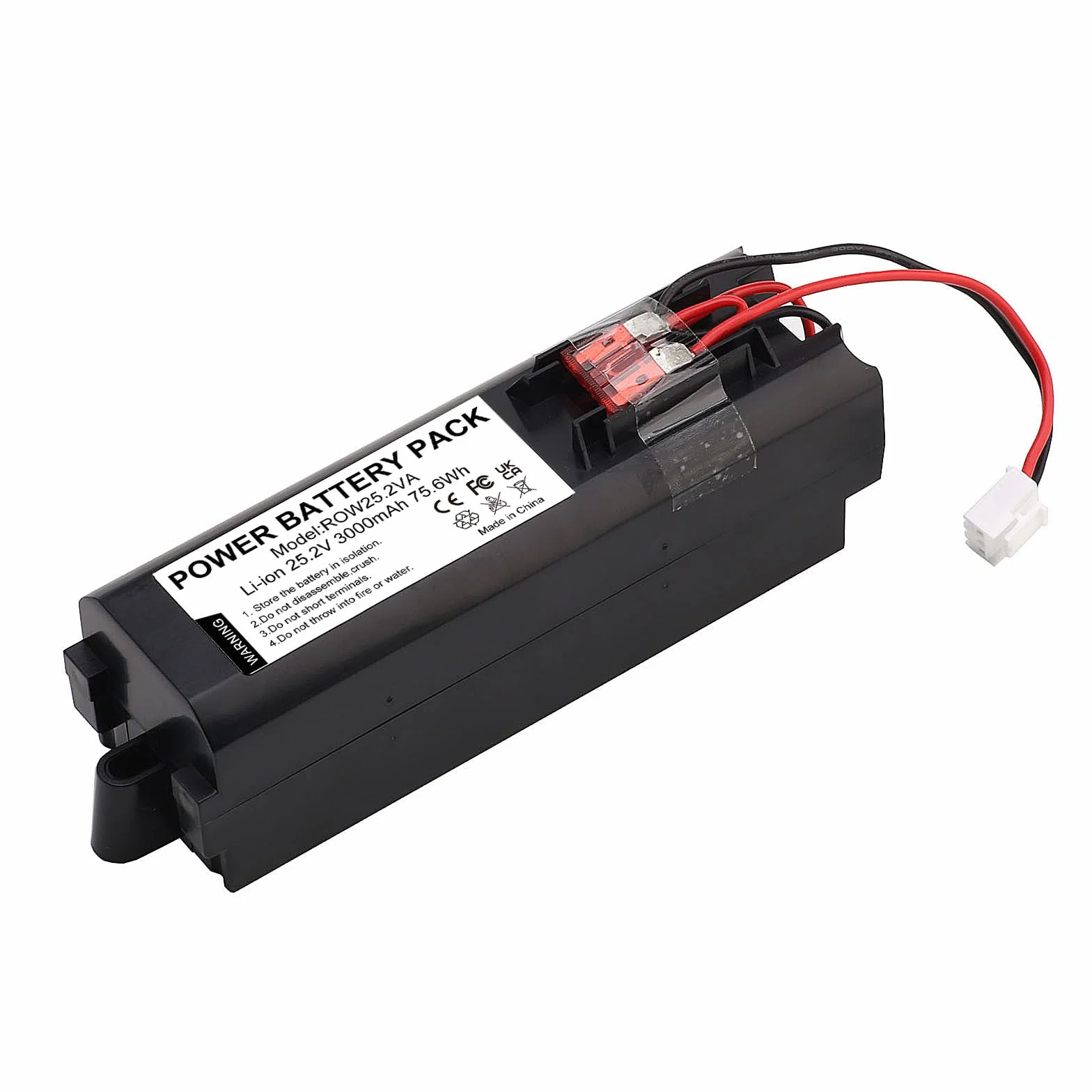 Batería de Ion de Litio 25.2V 3000mAh para Rowenta Air Force Extreme - Repuesto para RS-RH5274, RH8827WO, RH8828WO, RH8829WO, RH8870WO, RH887101