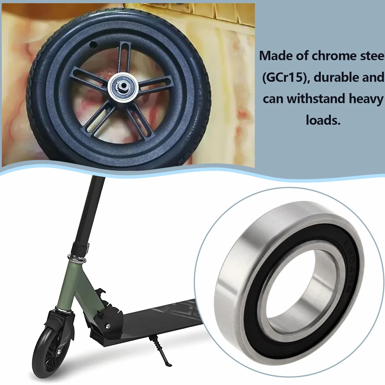 Rodamientos de Bolas 61904 6904-2RS 20mmx37mmx9mm para Bicicletas Scooters