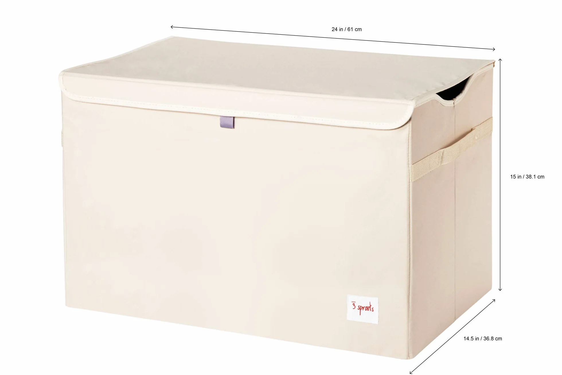3 Sprouts Baúl para Juguetes Infantil Caja de Almacenaje Organizador Cocodrilo