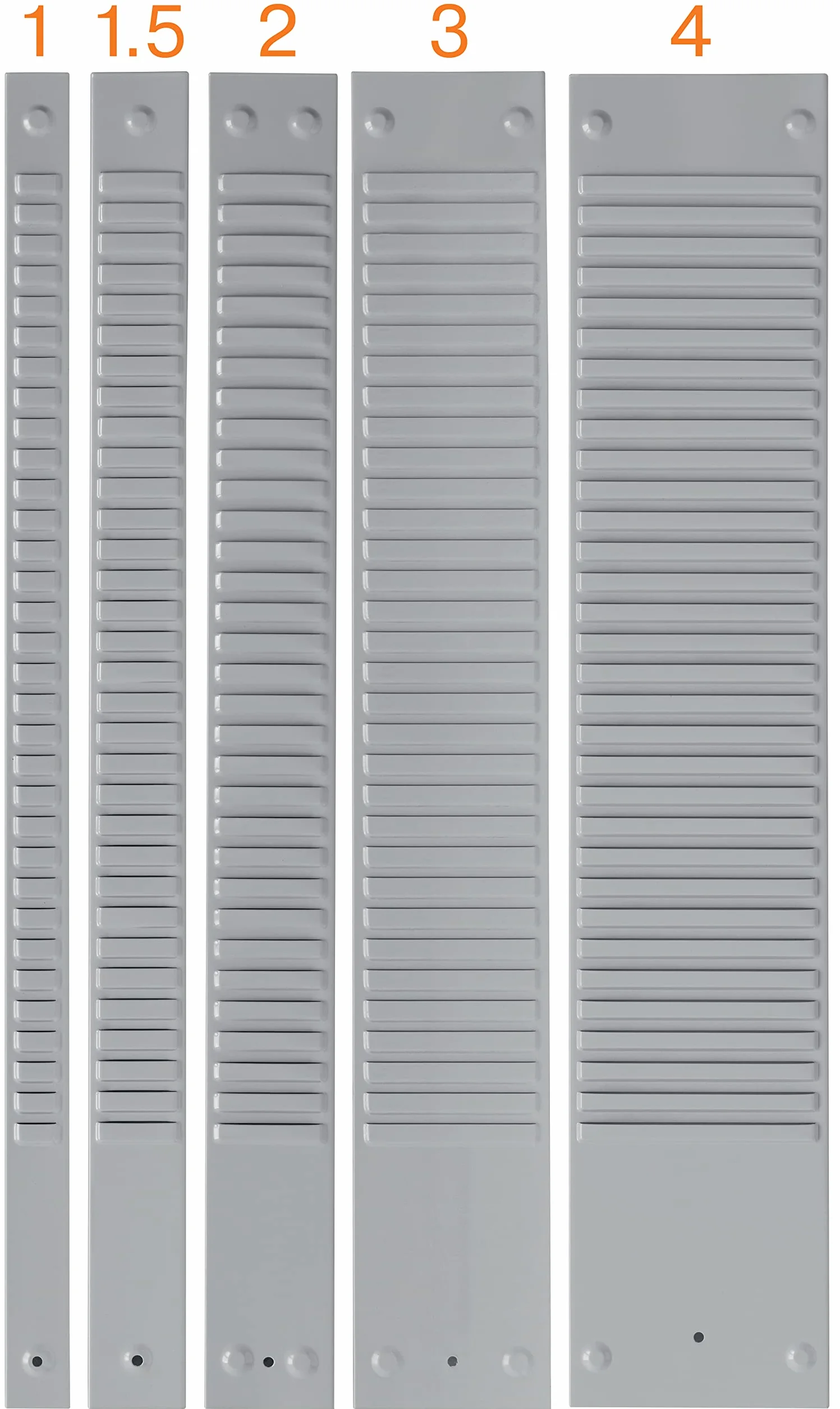 Nobo 1900394 - Panel de metal para organización de tarjetas con 32 ranuras