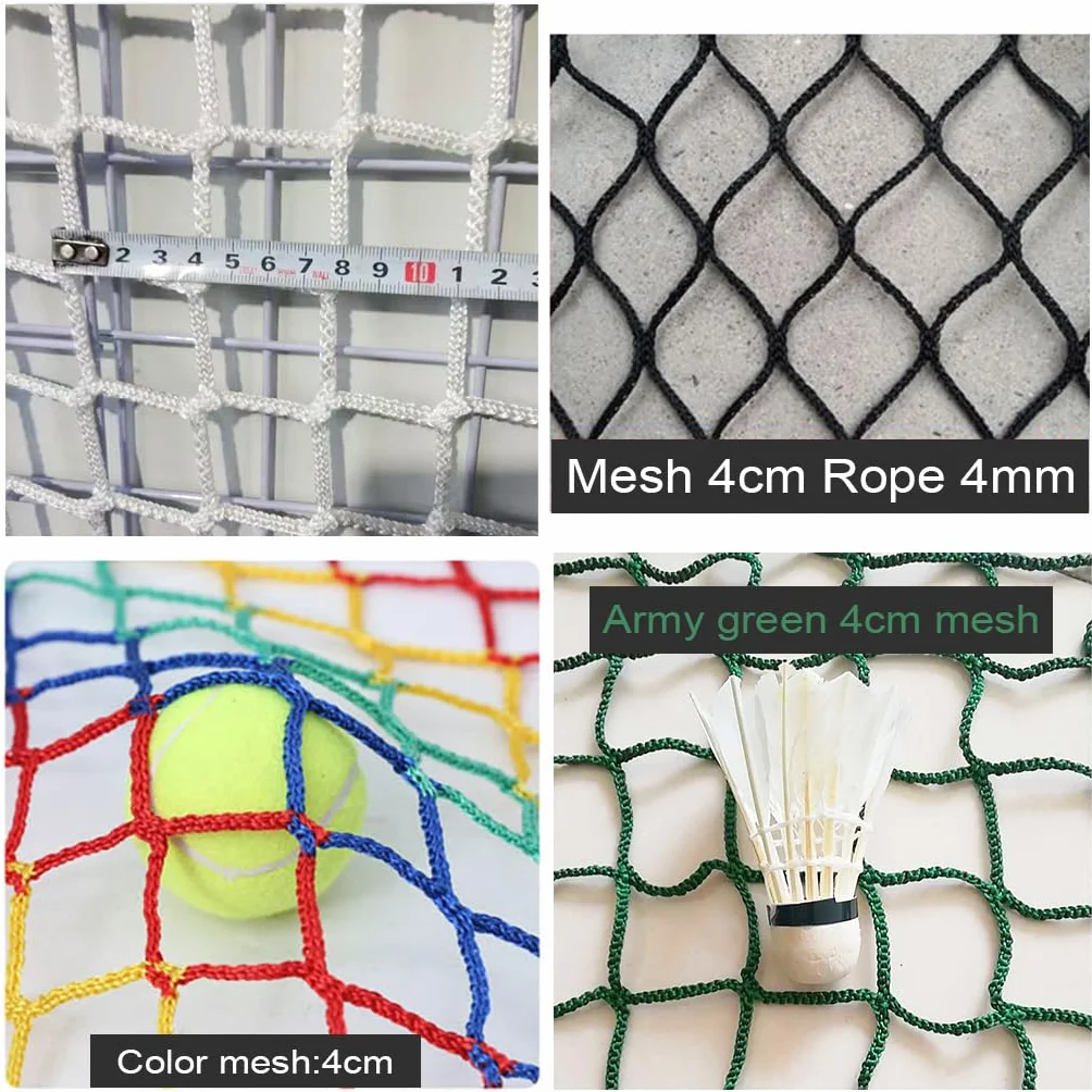 Red de Poliéster Azul Sin Nudos 3M×5M para Deportes Protección Contra Caídas Escalada Fútbol