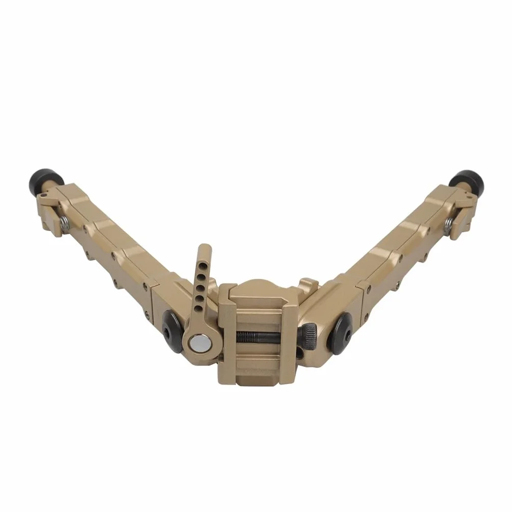 Bípode Táctico Ligero V9, Altura Ajustable 6-9 Pulgadas, Liberación Rápida, Aleación de Aluminio, Duradero