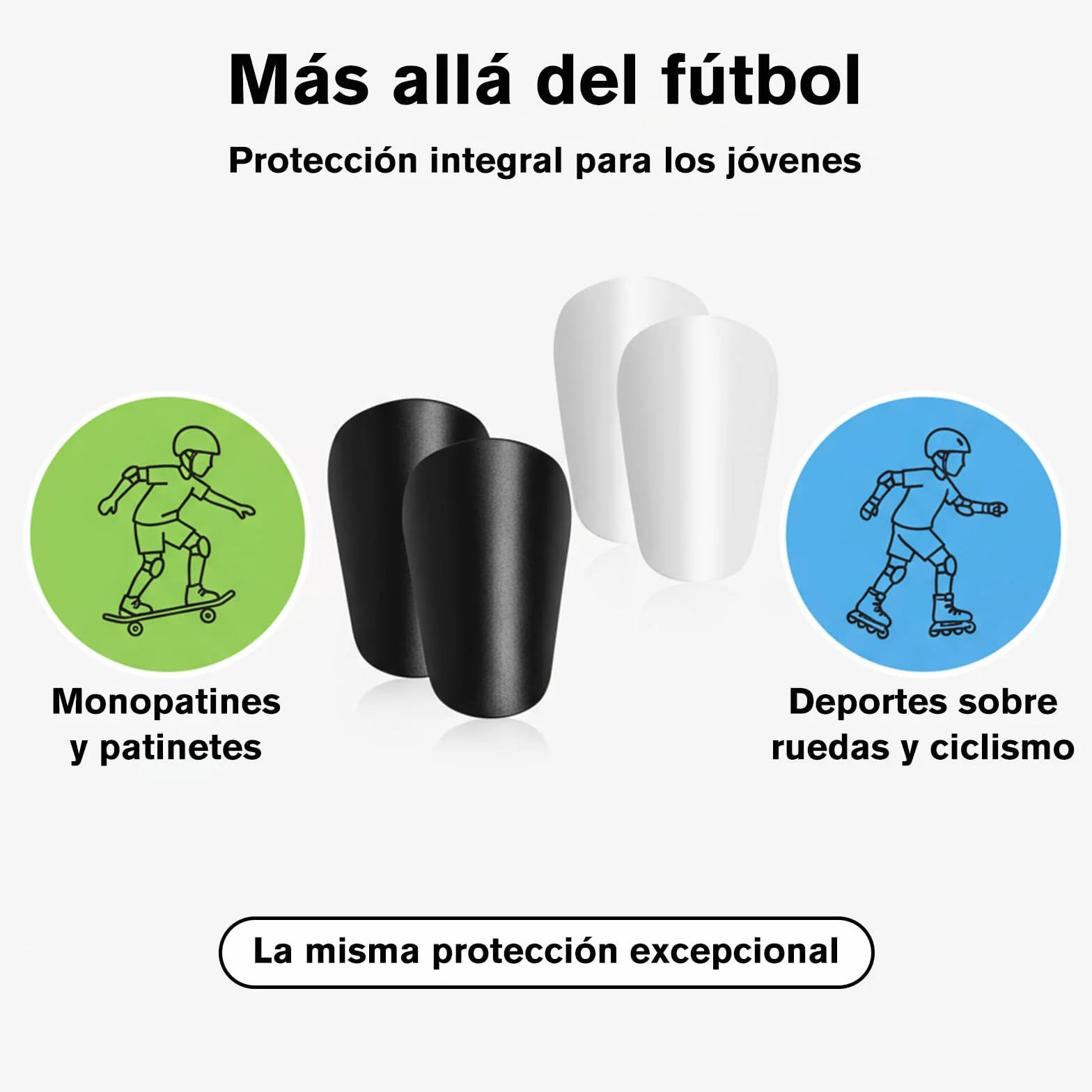 VEGCOO 2 Pares Mini Espinilleras Fútbol 8 x 5 cm con Bolsa Deportiva