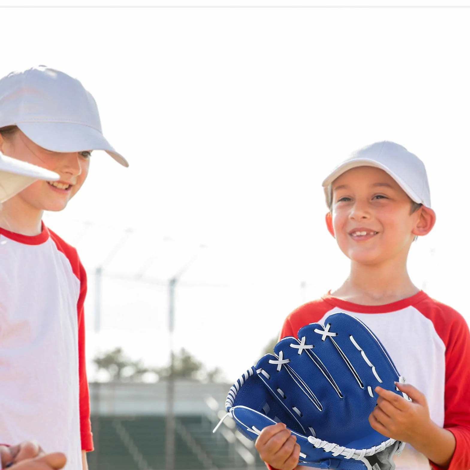 Mitón de Béisbol para Jóvenes Guantes Deportivos de Cuero PU Pitcher Batting T acolchados para Atrapar