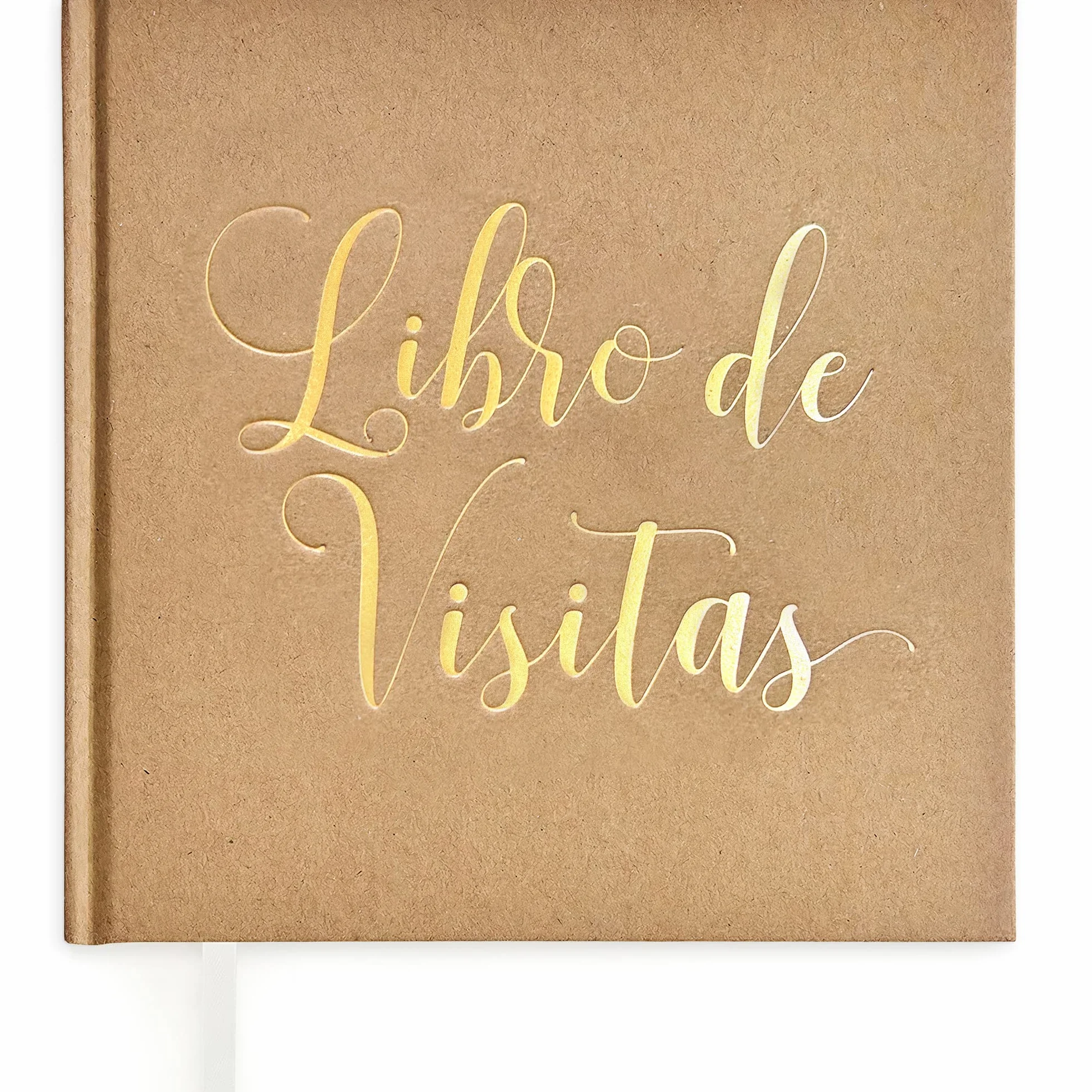 Plantvibes Libro de Visitas Spanish Version para Bodas, Bautizos o Fiestas de Cumpleaños, 72 Páginas, Tapa Dura, Libro de Visitas Vintage Ideal como Libro de Visitas