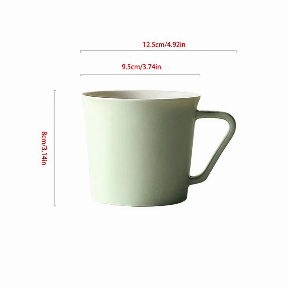 ENGENDER Tazas Cafe Taza De Café De Cerámica Hecha A Mano, Taza De Agua For El Hogar Mug Cups(B)