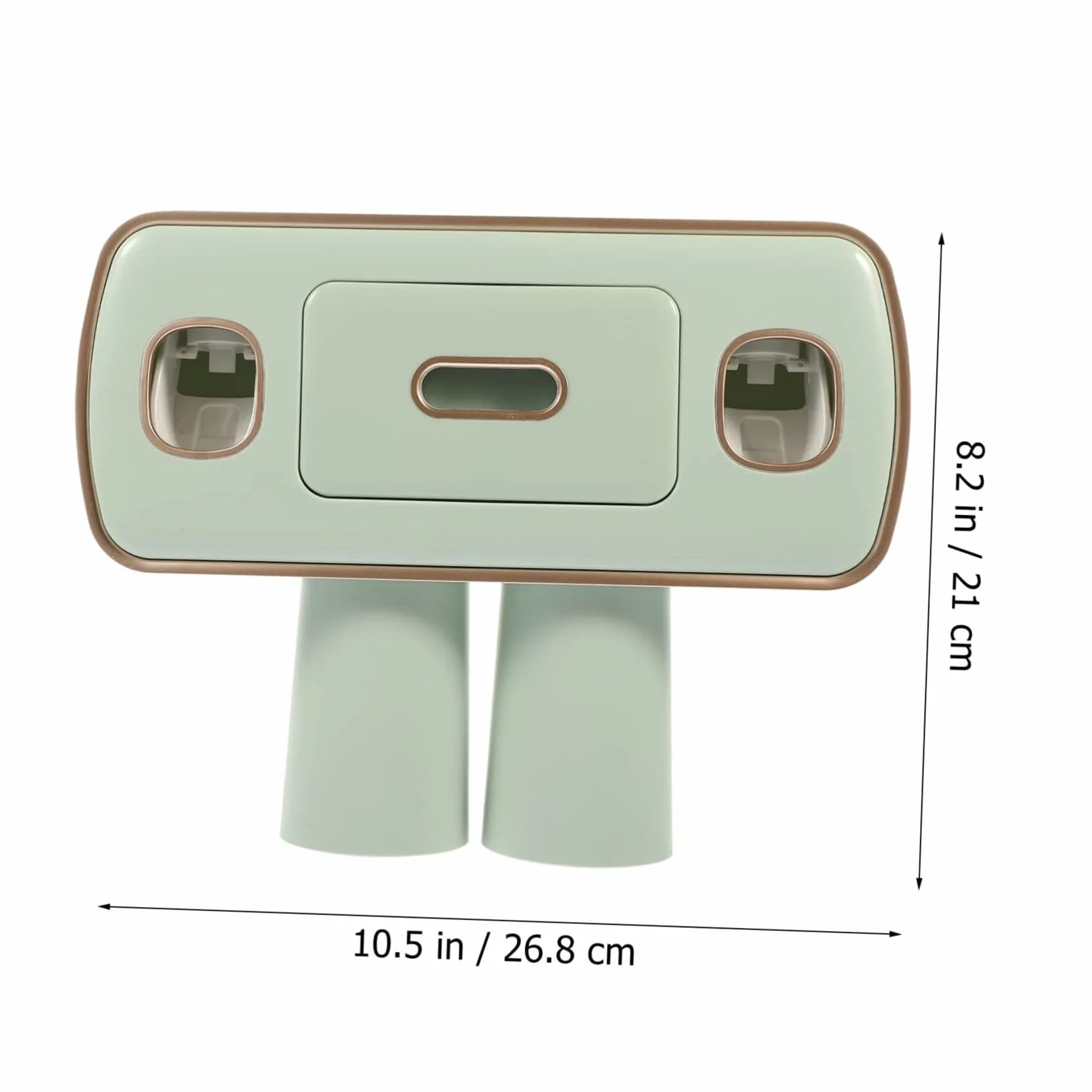 Soportes para cepillos de Dientes Bathroom Essentials - Estante de Almacenamiento for Montaje en Pared, dispensador Pasta Dientes, Soporte for Cepillo Organizador de Accesorios
