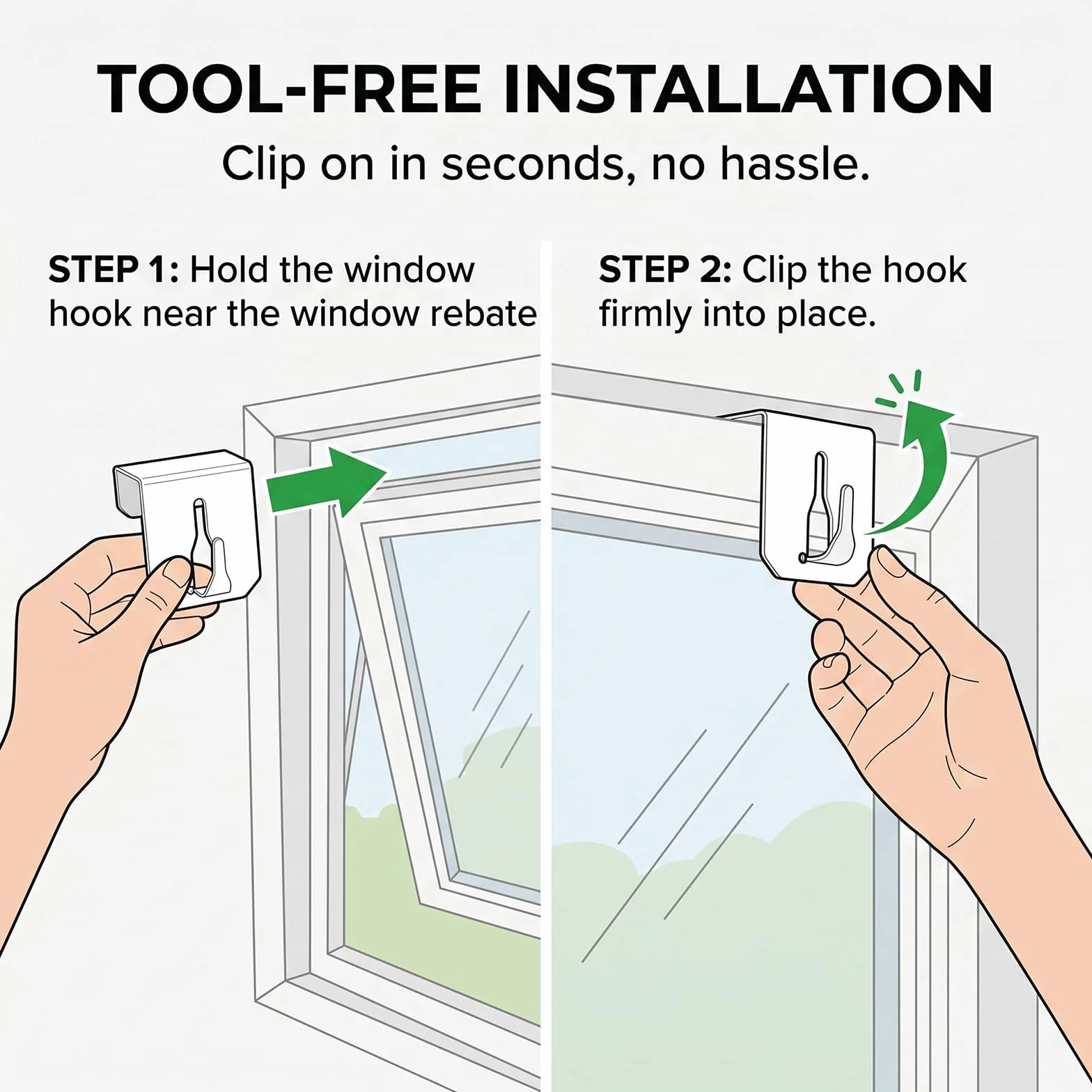 12 ganchos decorativos para ventanas, sin pegar, para decoración de ventanas, ganchos para colgar en ventanas, rango de sujeción de 21 mm, ganchos para ventanas, decoración de ventanas para